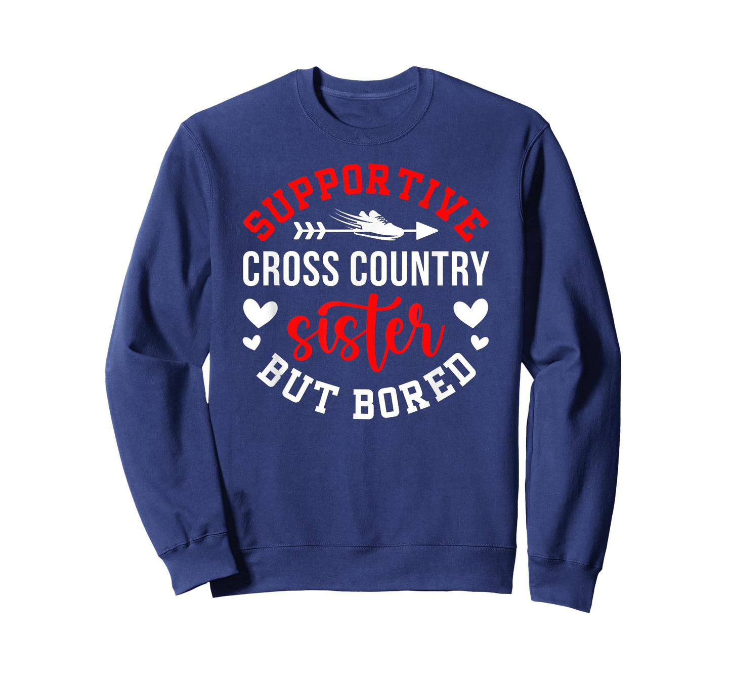 Funny Cross Country Sister Of A Cross Country Runner Sis T-Shirt