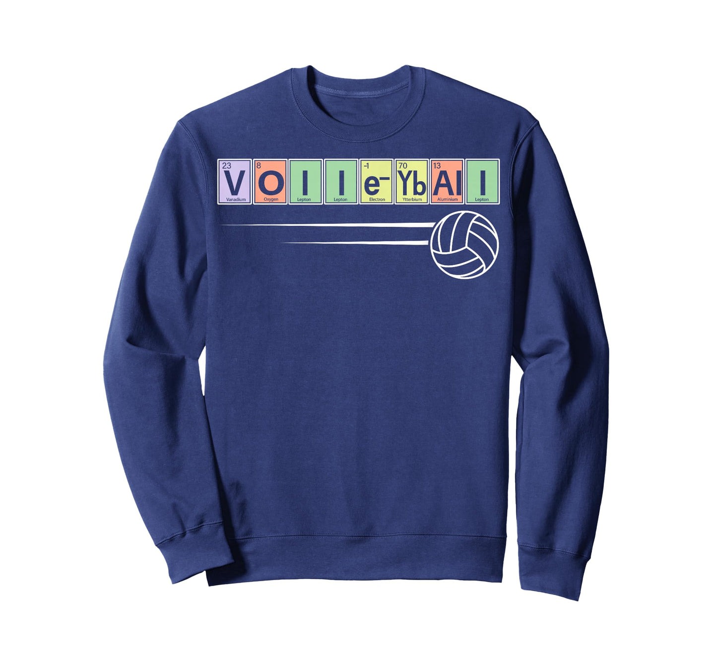 Periodic Table Of Elements - Volleyball Sport Chemistry T-Shirt
