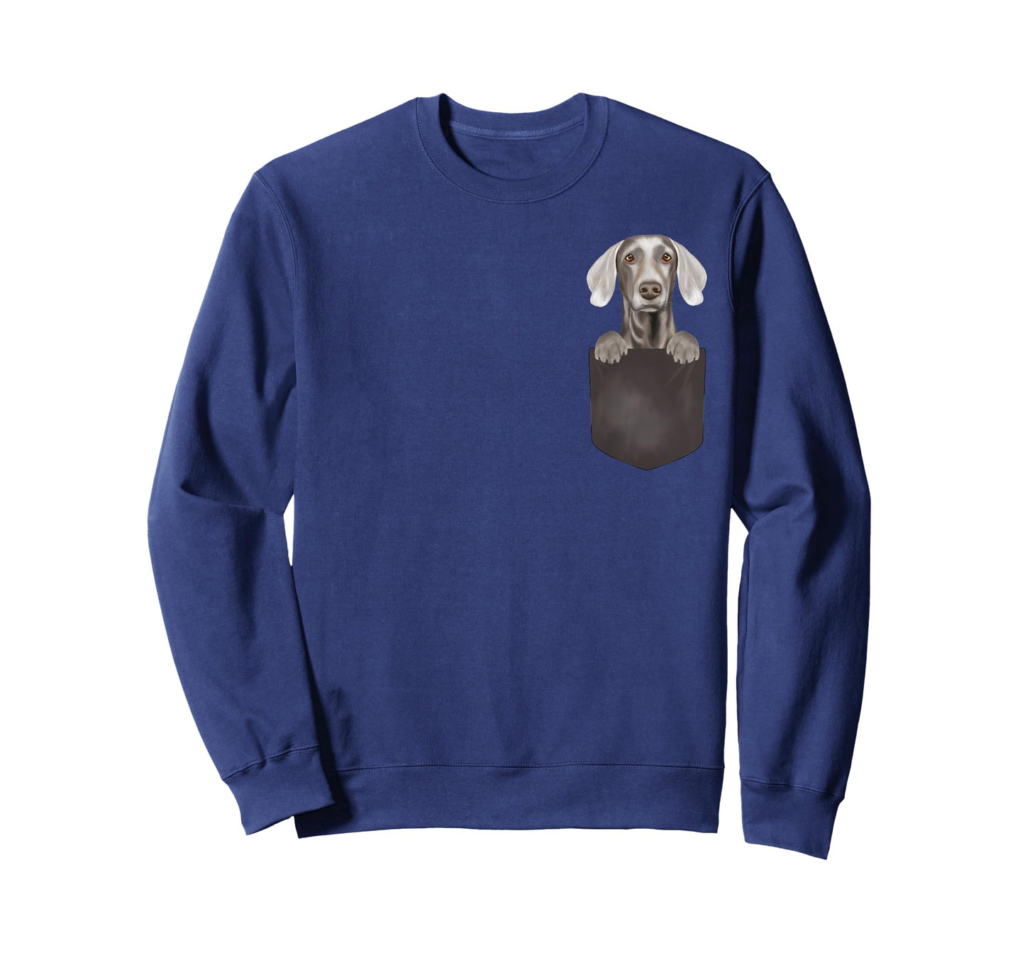 Dog In Pocket Funny Dog Lover Weimaraner T-Shirt for Men Women Kids