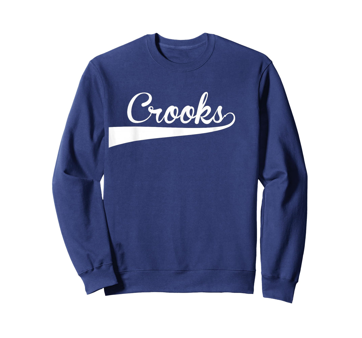 CROOKS Baseball Vintage Retro Font T-Shirt