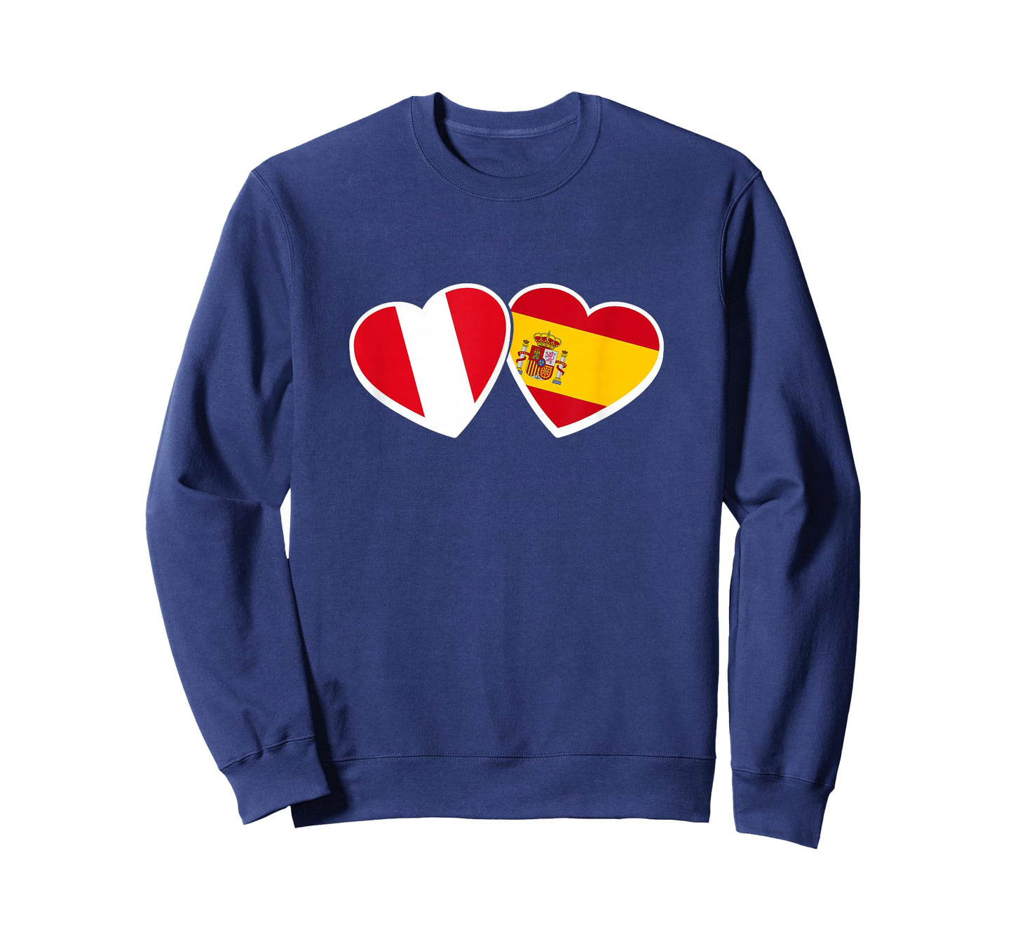 Peru Spain Love Flag Spaniard Peruvian T-Shirt