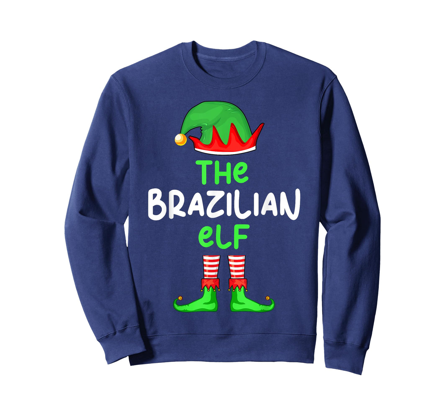 I'm The Brazilian Elf Brazil Christmas Funny Pajama T-Shirt