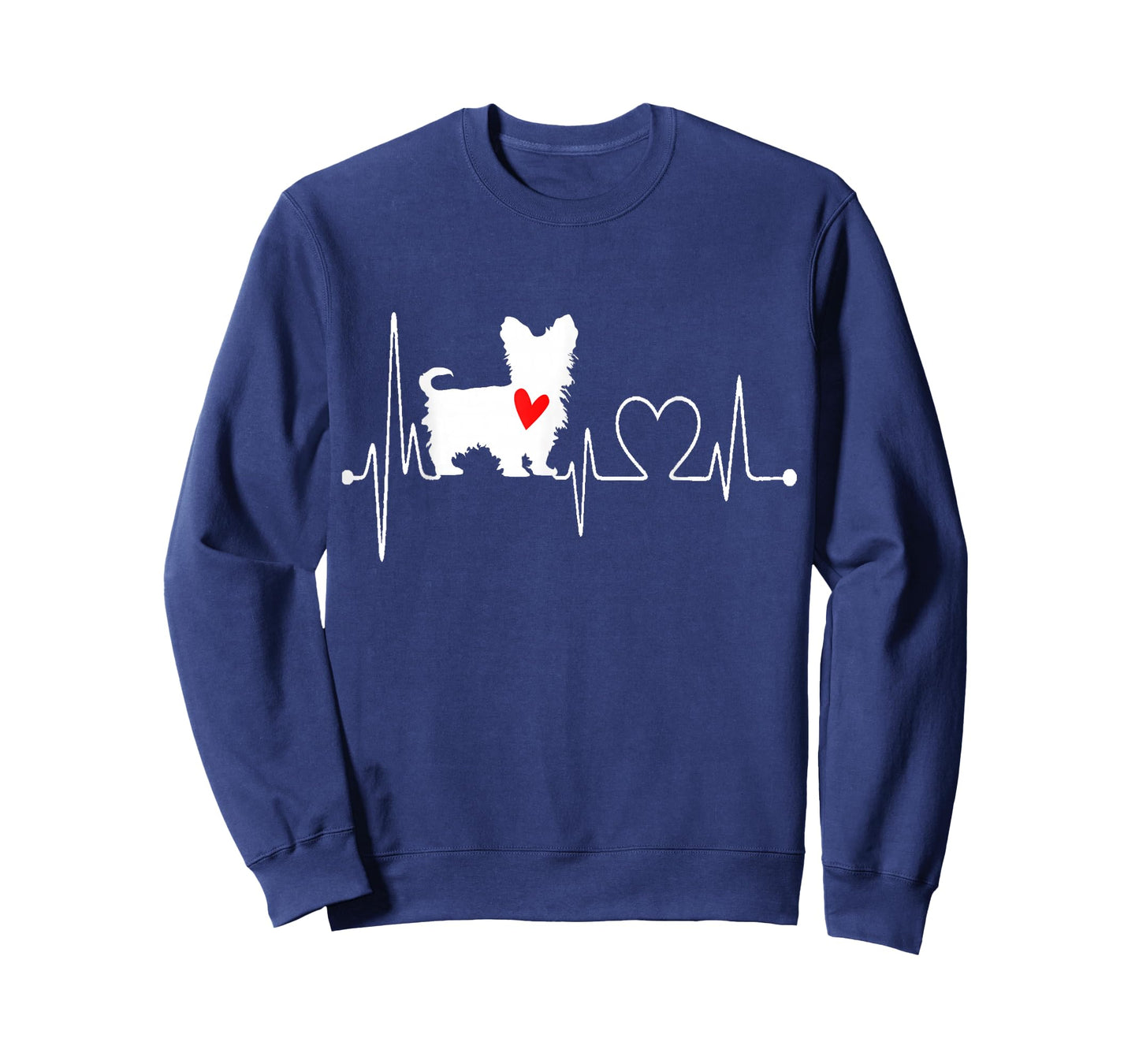 Morkie My Heartbeat EKG Funny Dogs My Cardio Dog Lovers T-Shirt