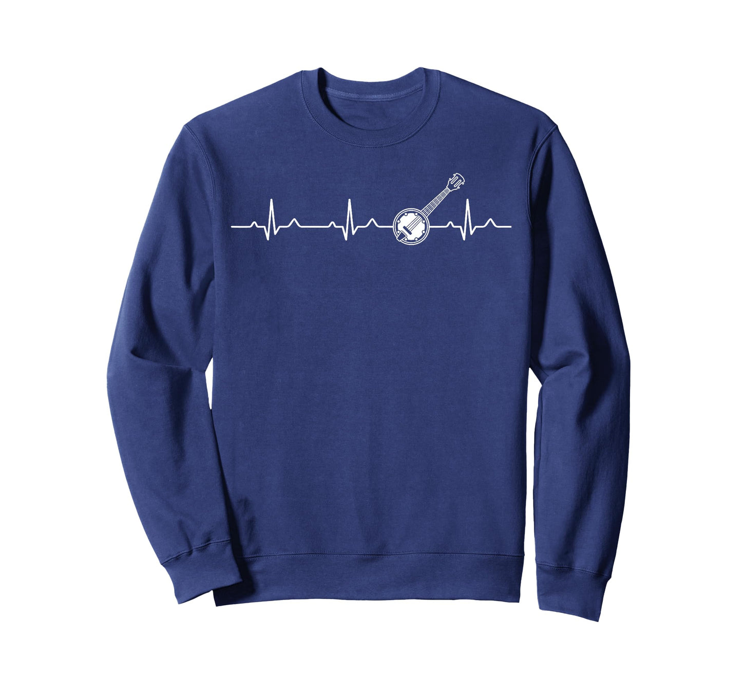Bluegrass Heartbeat Banjo Player Retro Country Bluegrass T-Shirt