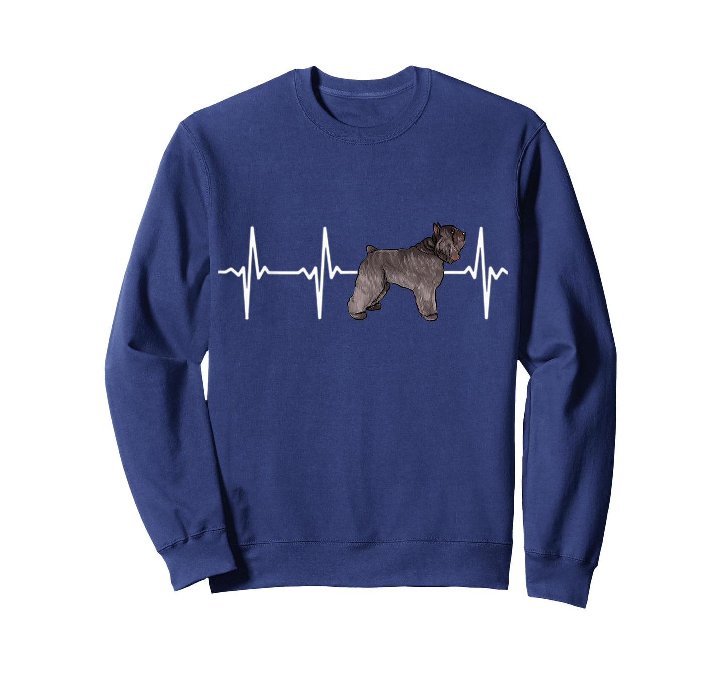 Bouvier des Flandres Heartbeat Love My Dog Men Women Kids T-Shirt