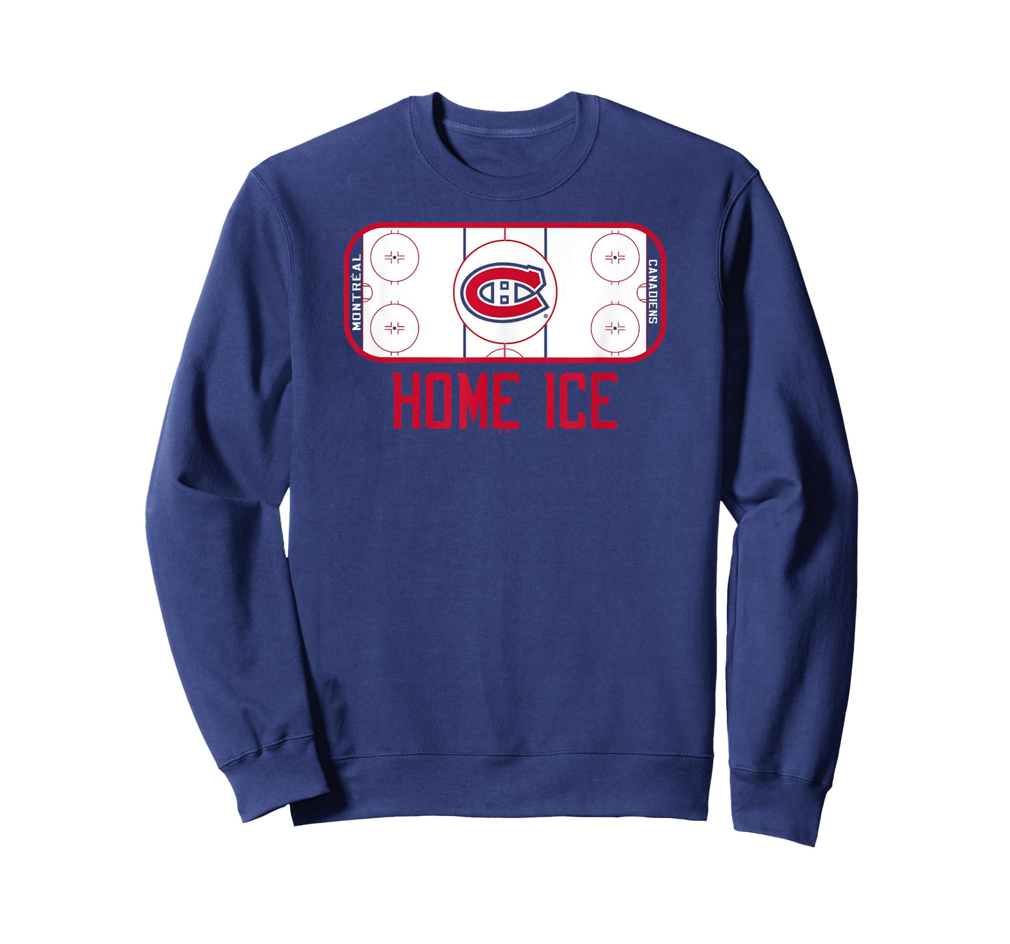 Montreal Canadiens Home Ice Royal Officially Licensed T-Shirt