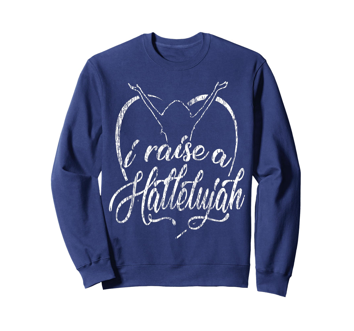 I Raise a Hallelujah - Praise and Worship Design T-Shirt