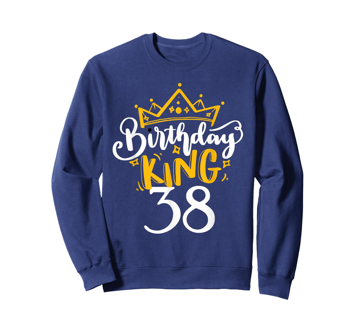 Happy 38th Birthday King 38 Years Old Party Ideas For Him T-Shirt