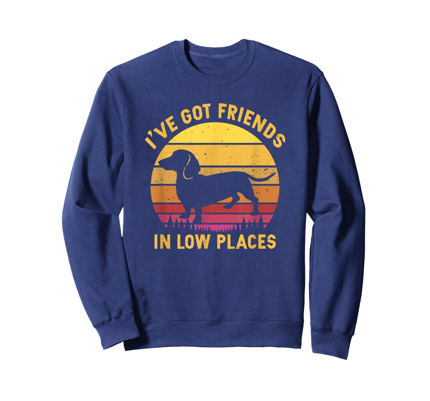 I've got Friends in Low Places Funny Dachshund Apparel T-Shirt