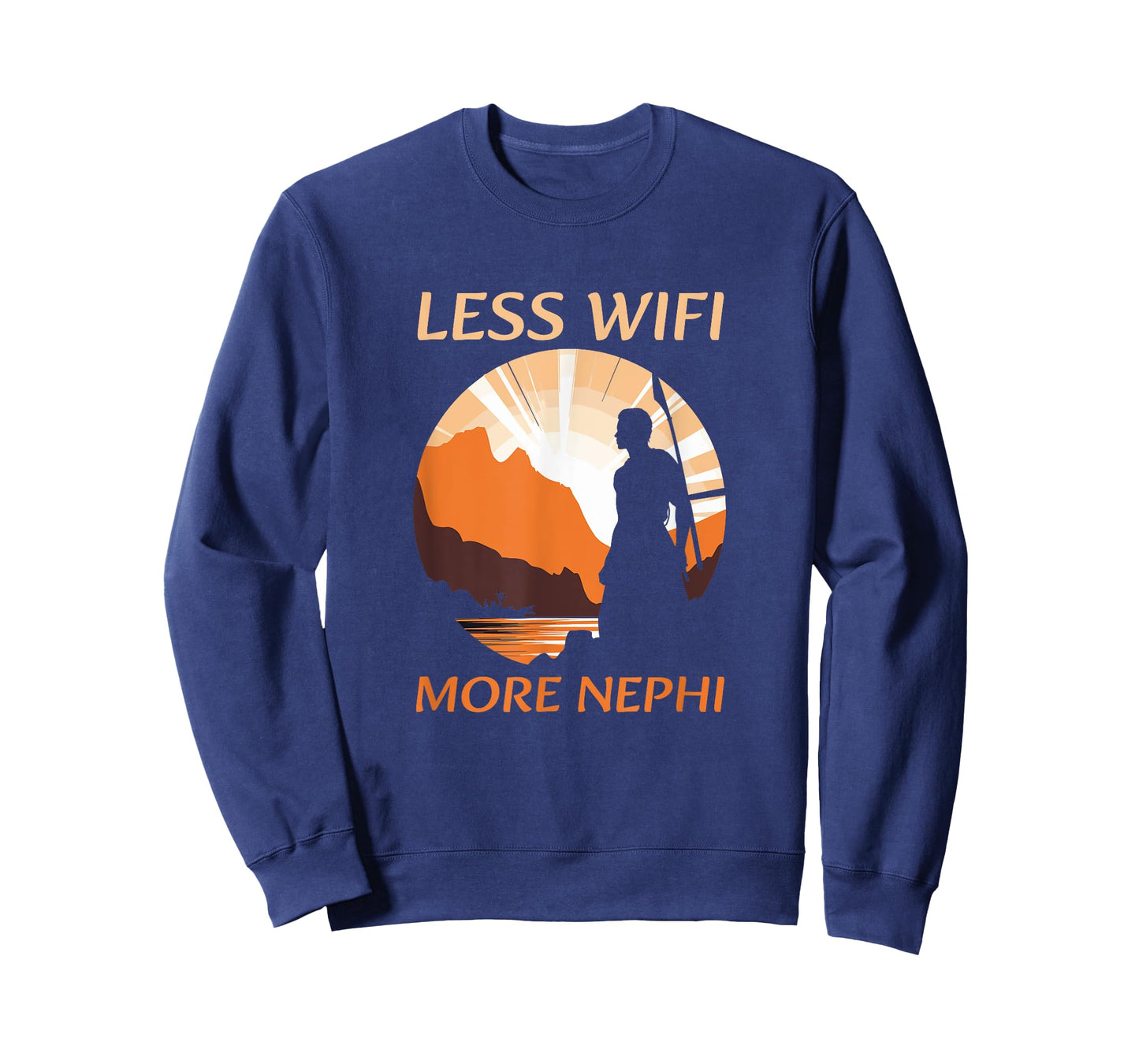 Less Wifi More Nephi Funny Humors Lds Mormon Missionary T-Shirt