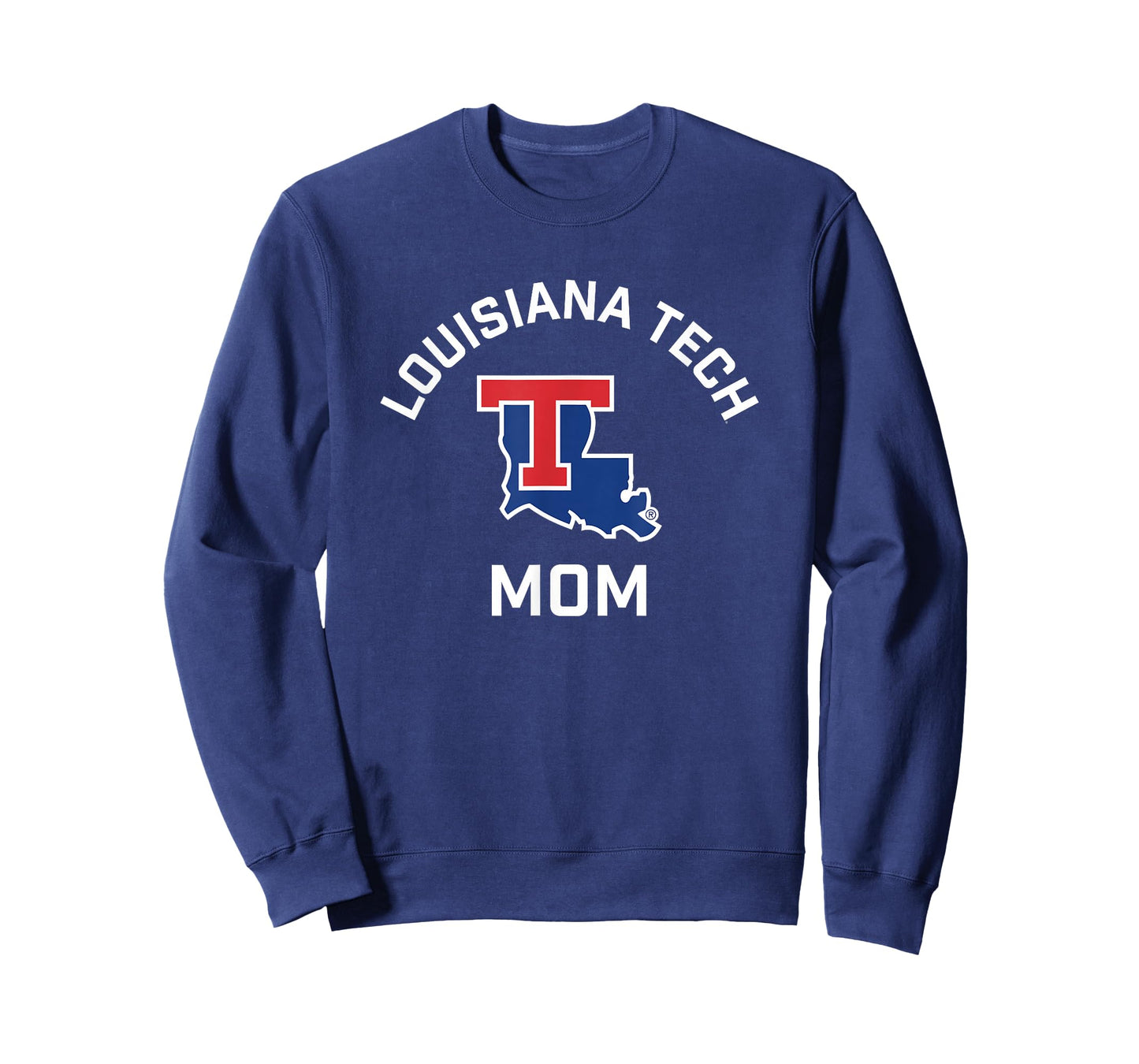 Louisiana Tech Bulldogs Arched Mom T-Shirt