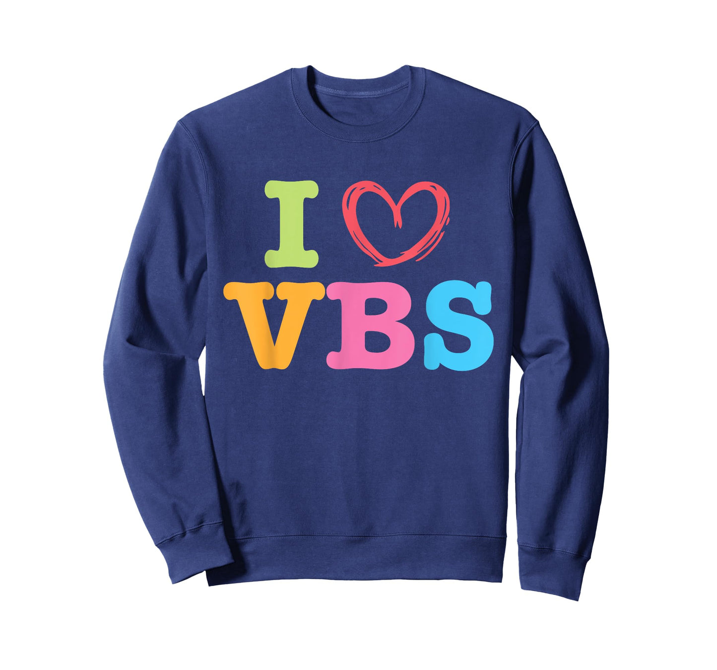 I Love VBS I Heart Vacation Bible School Crew Bible Study T-Shirt