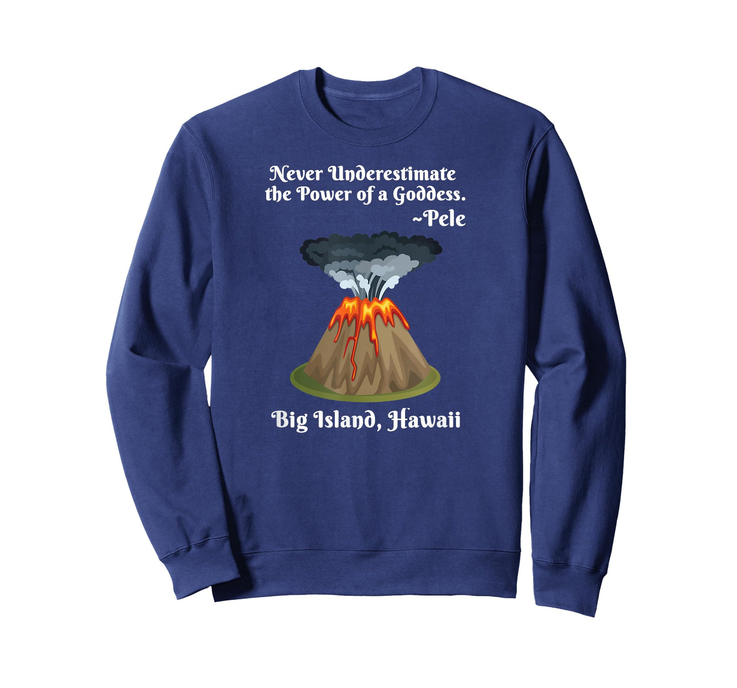 Big Island Hawaii Volcano Pele Goddess Hawaiian Shirt T-Shirt