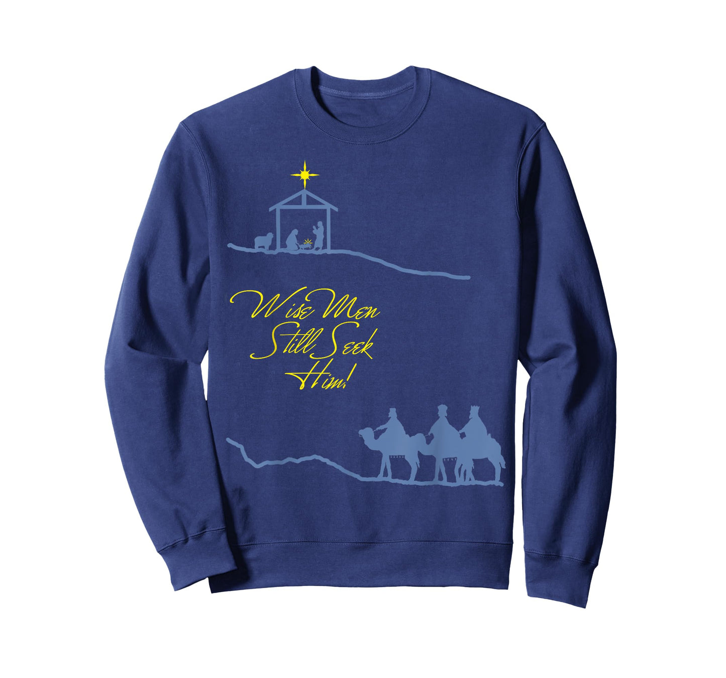 Wise Men Still Seek Him Christmas Scene T-Shirt