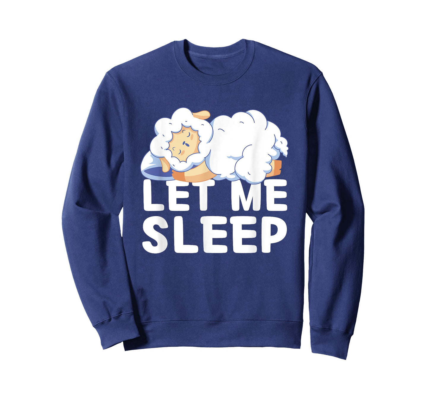 Kawaii Cute Sheep Let Me Sleep Tired Sleeping Sheep T-Shirt