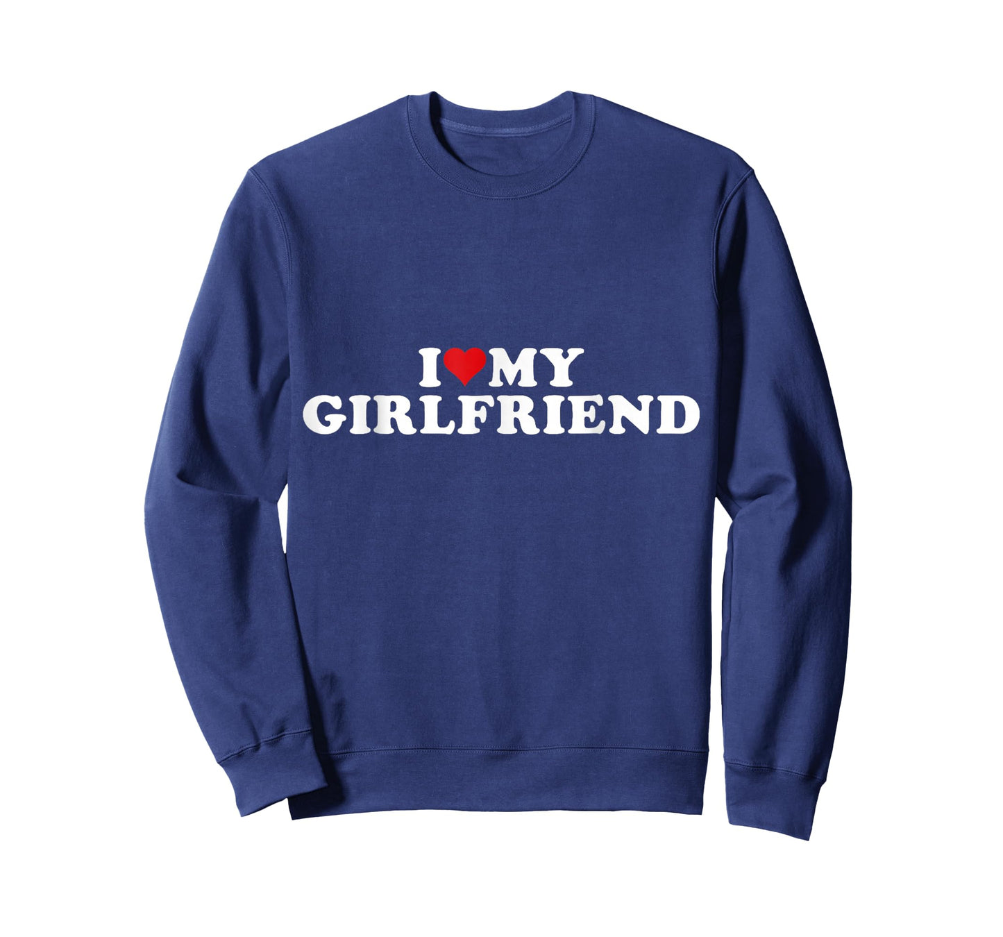 I Love My Beautiful Girlfriend I Heart My Beautiful Gf T-Shirt