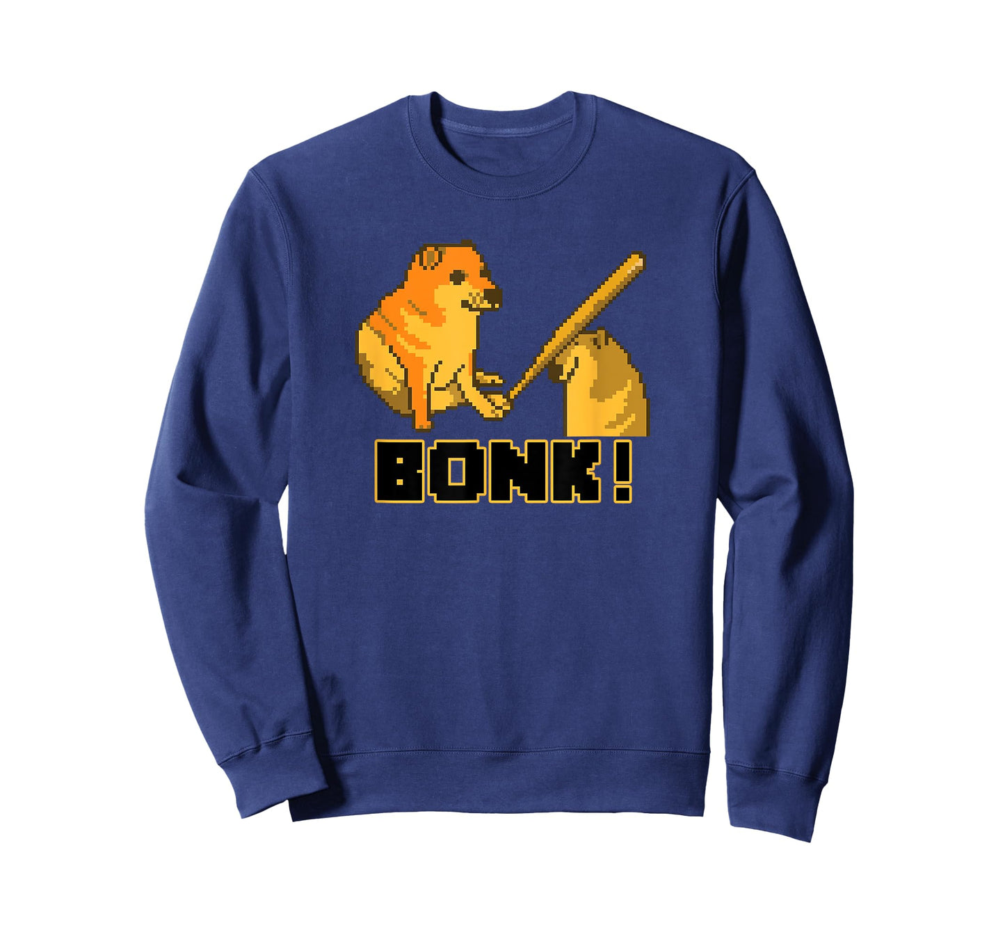 Extended Lunch Break Cheems Bonk Meme Pixel Art T-Shirt