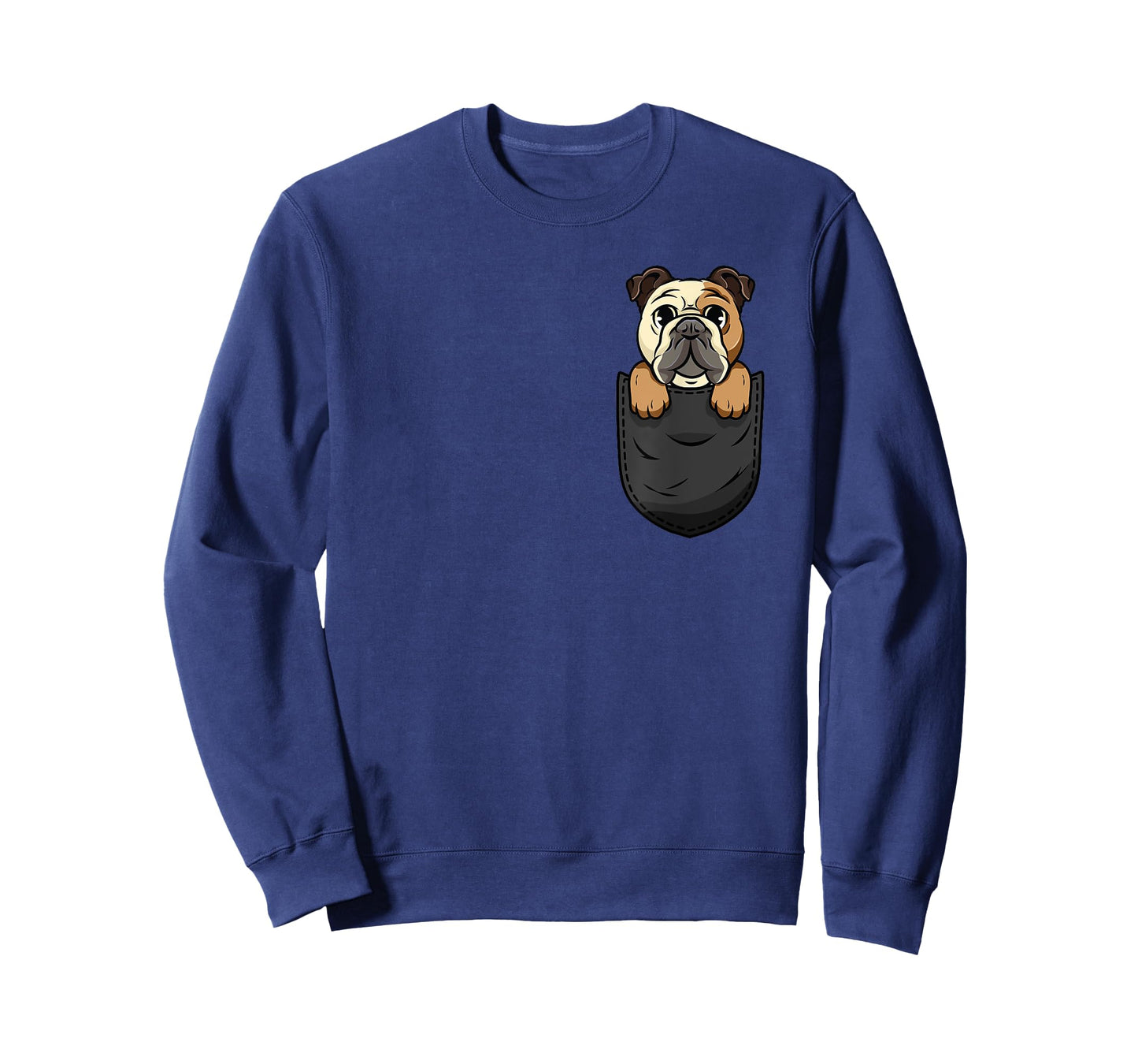 English Bulldog In Pocket - Dog Lover Puppy Veterinarian T-Shirt