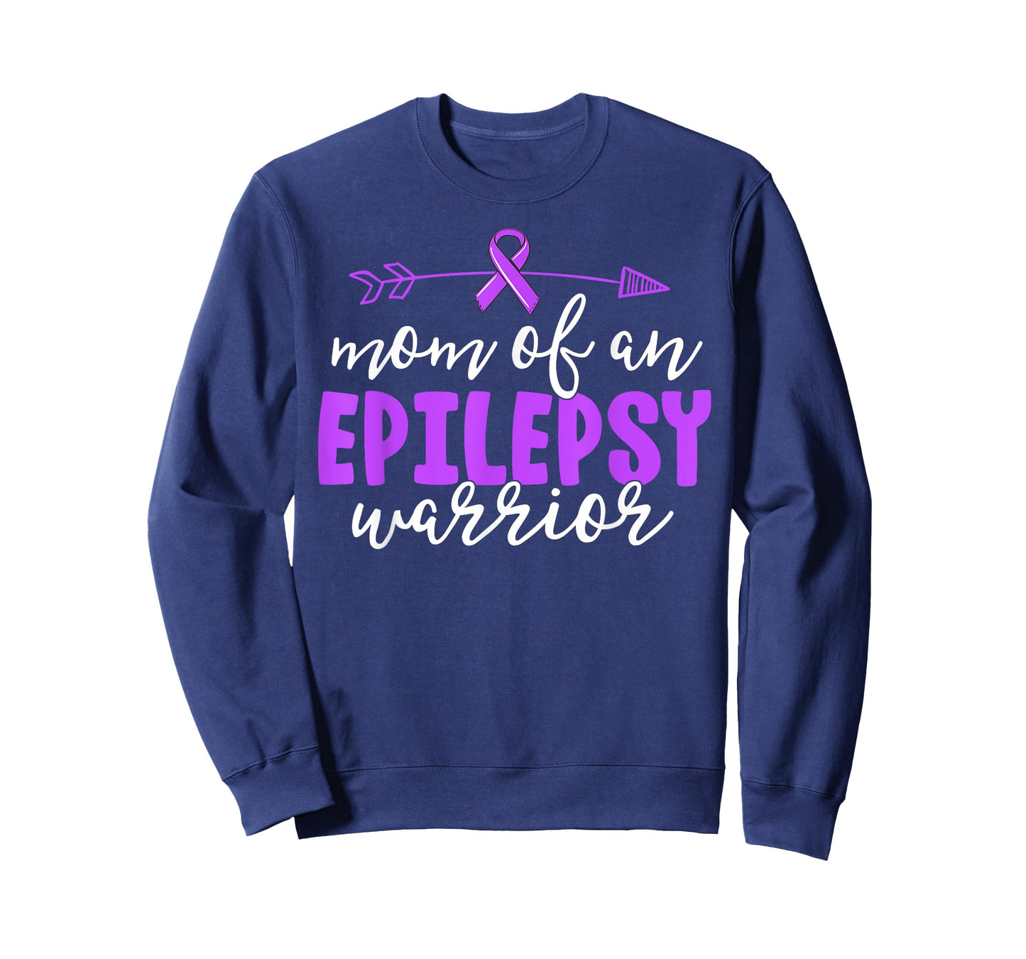 Epilepsy Mom Shirt Purple Ribbon Awareness Shirt Mother T-Shirt