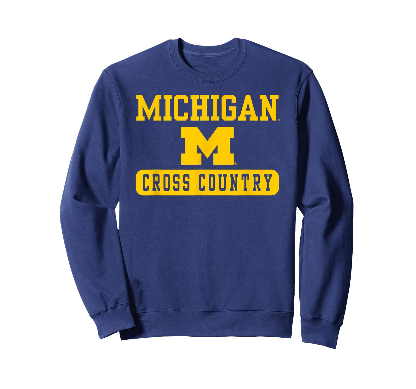 Michigan Wolverines Cross Country Navy Officially Licensed T-Shirt