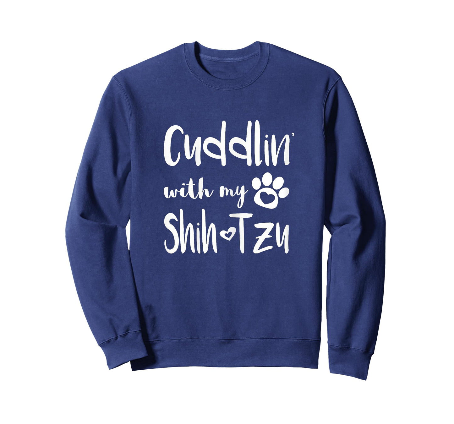 Cuddling with my Shih Tzu Shirt - Dog Mom pajamas for women T-Shirt