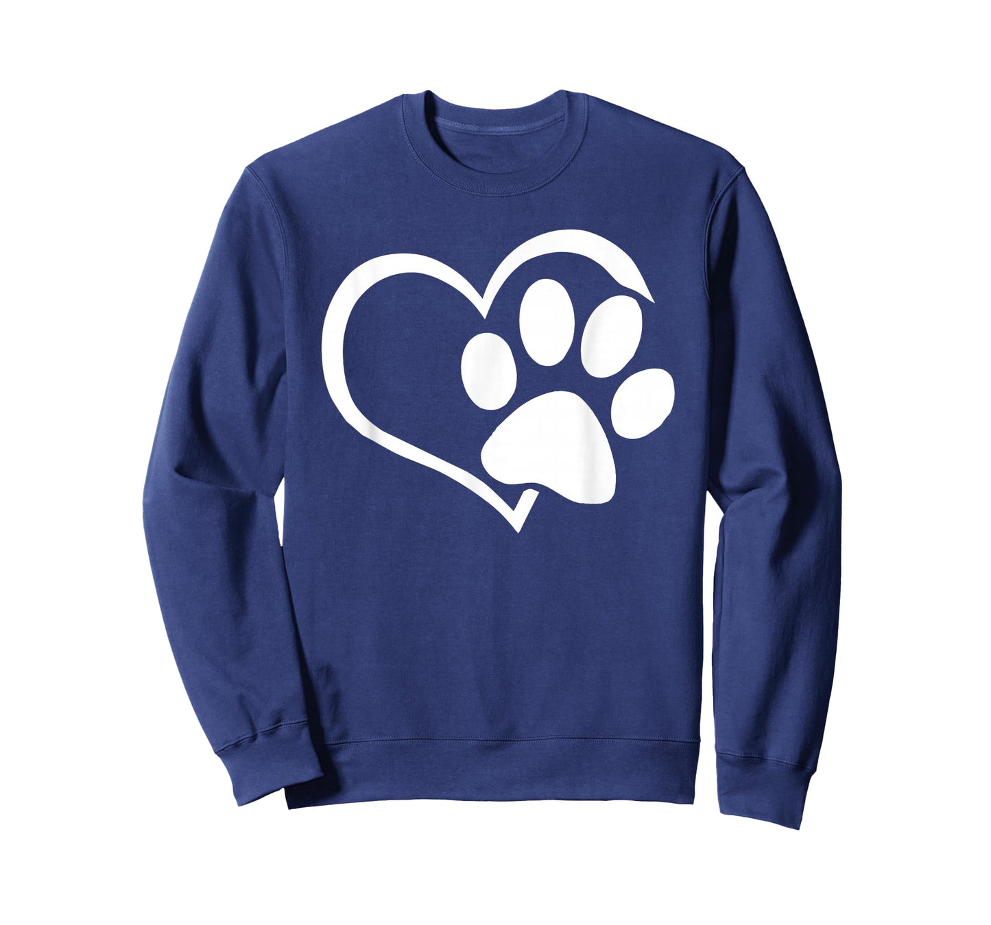 Dog Dad Mom Puppy Shirt Love Dogs Paw Print Heart Women Men T-Shirt