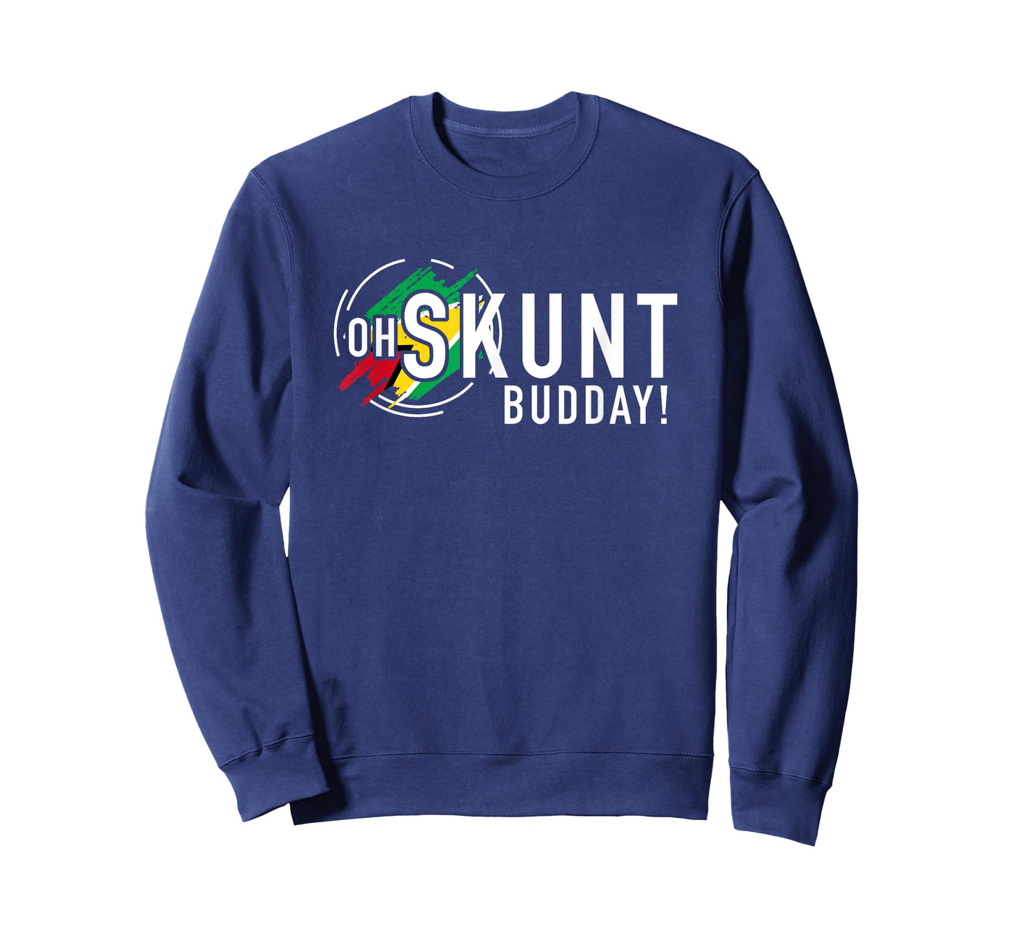 Skunt with Guyana Flag Funny Patriotic design T-Shirt