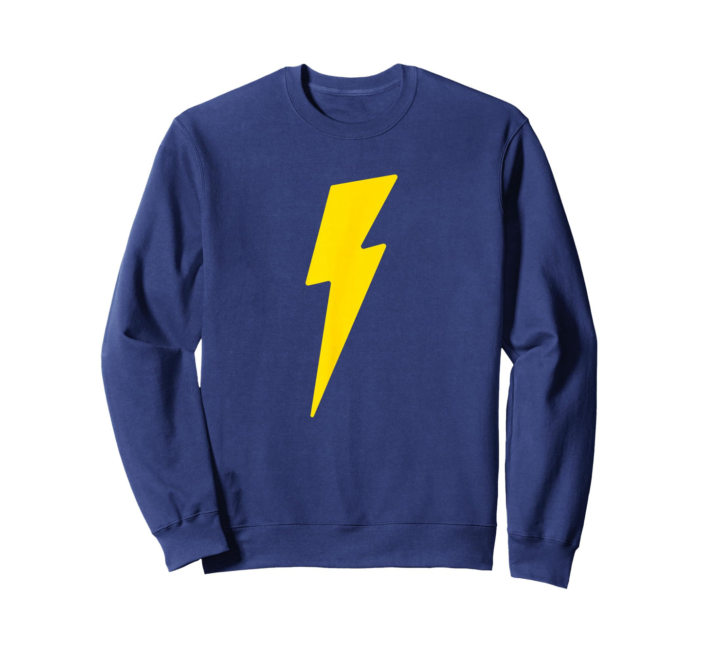 Simple Lightning Bolt | Yellow Thunder Bolt Graphic T-Shirt