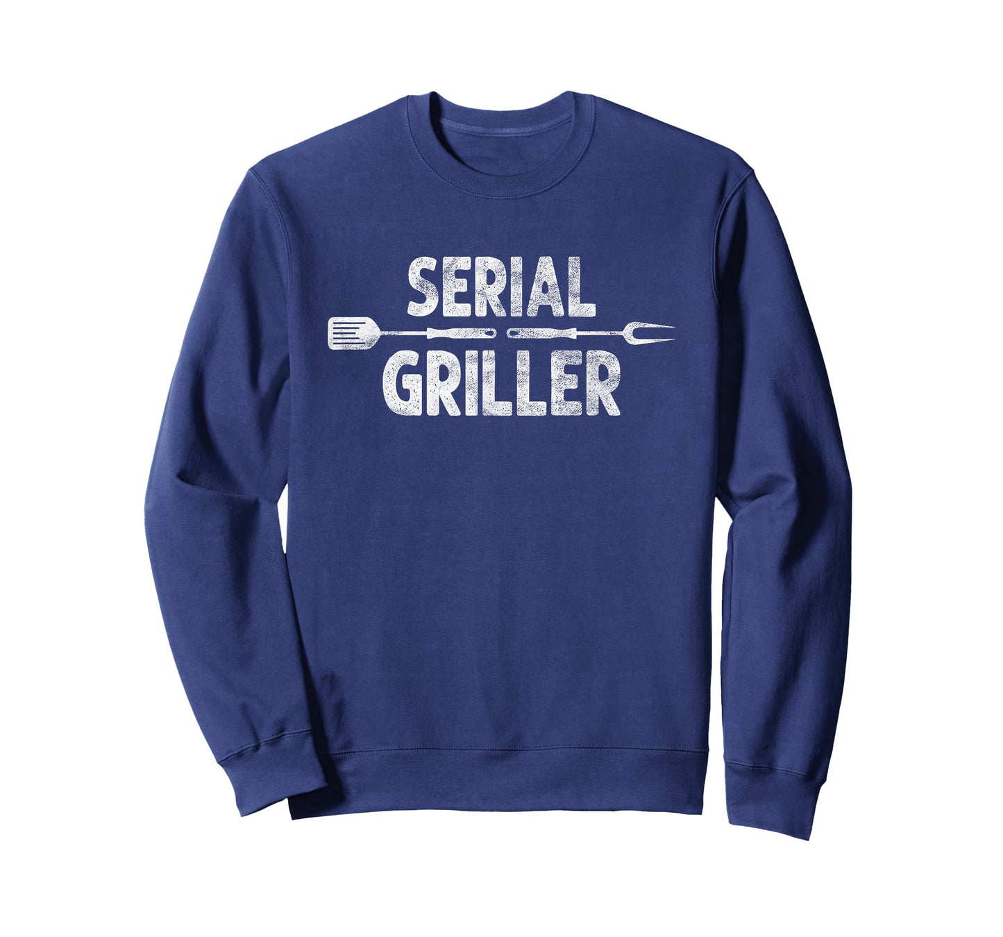 Serial Griller BBQ Distressed Grill master Chef T-Shirt