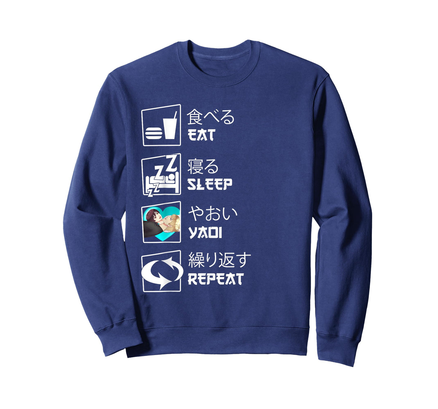 Eat Sleep Yaoi Repeat T-Shirt