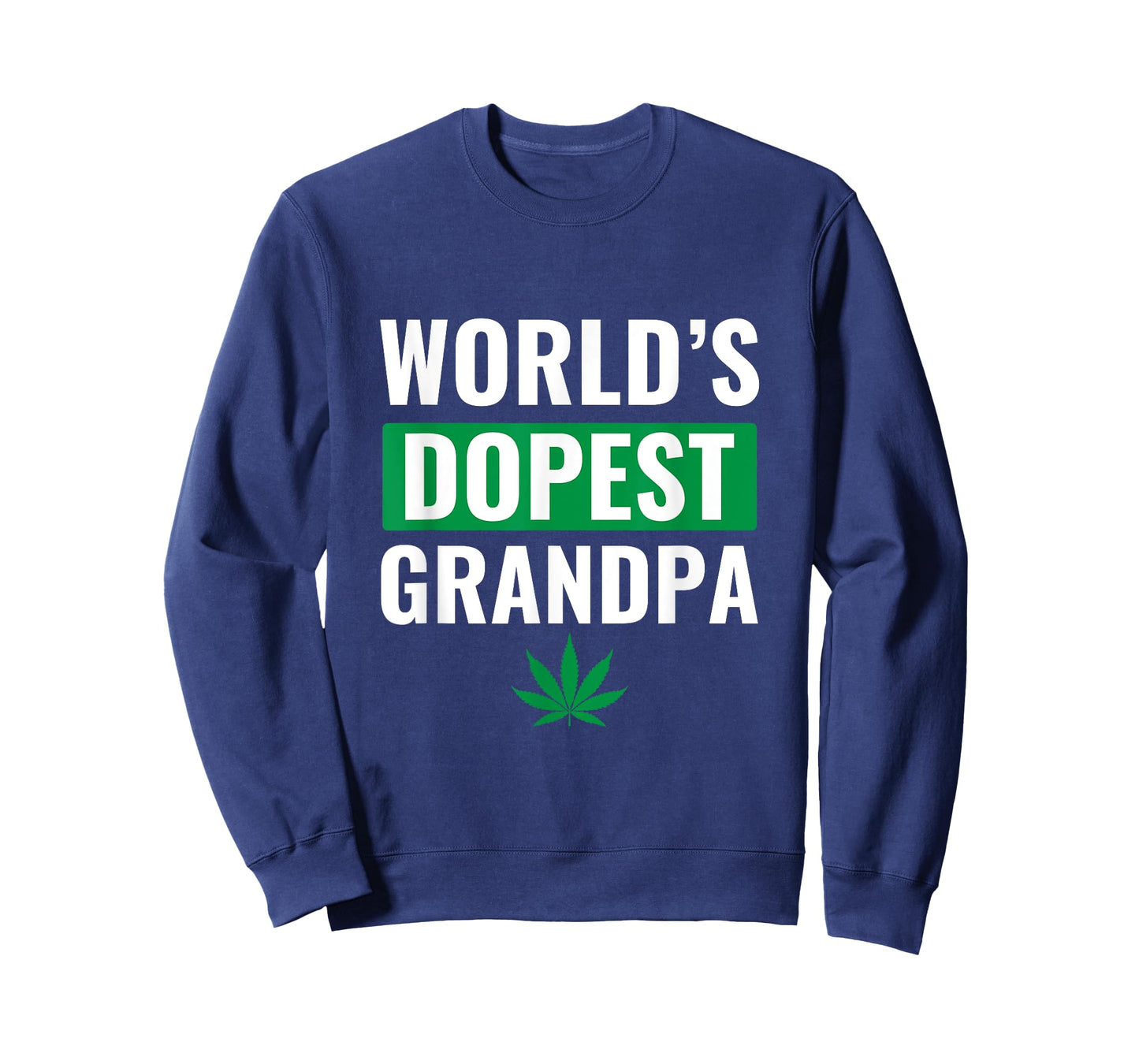 World's Dopest Grandpa Shirt Weed Cannabis Marijuana Stoner T-Shirt