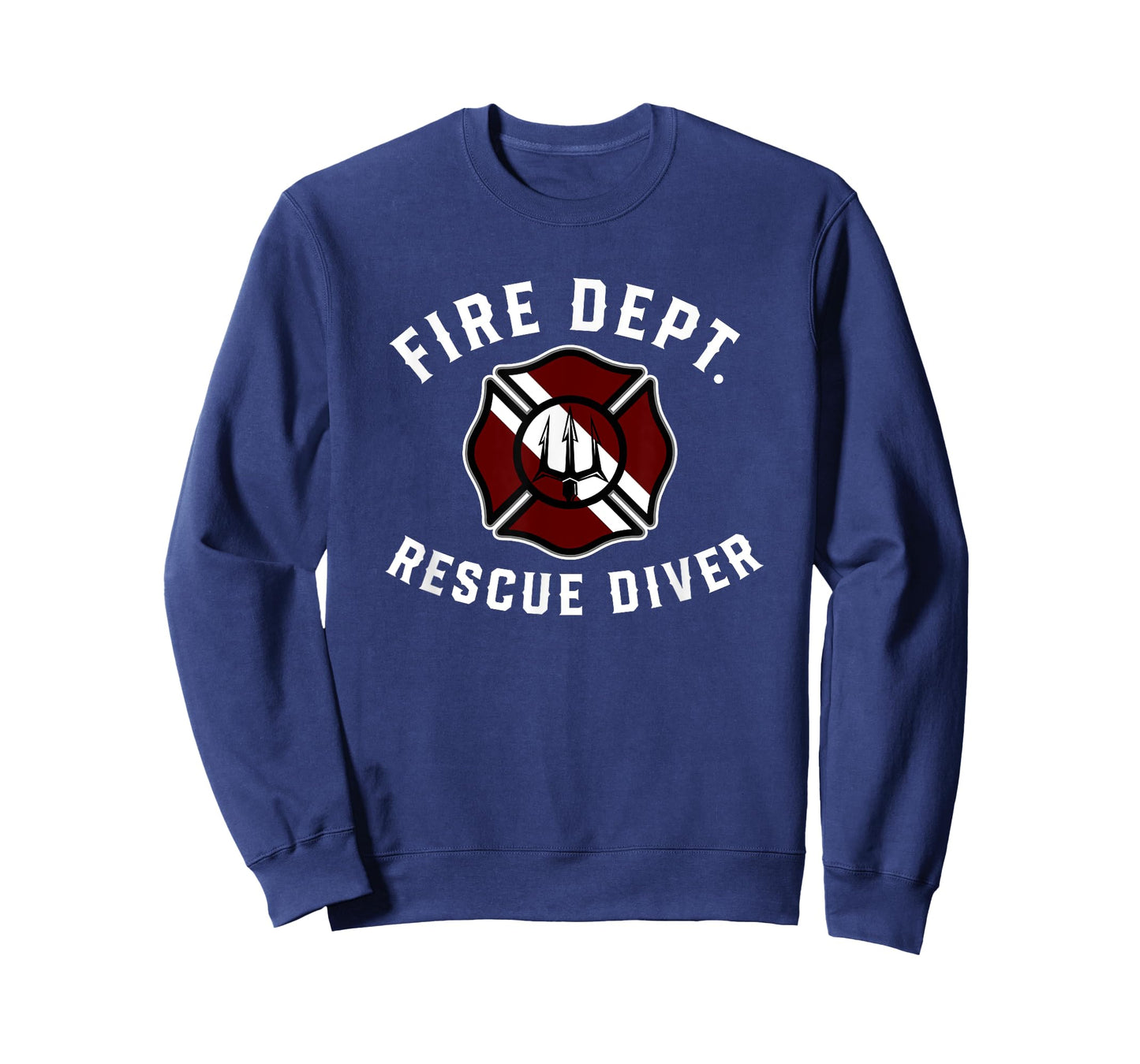 Fire Dept. Rescue Diver Fire Dive Team Firefighter Certified T-Shirt