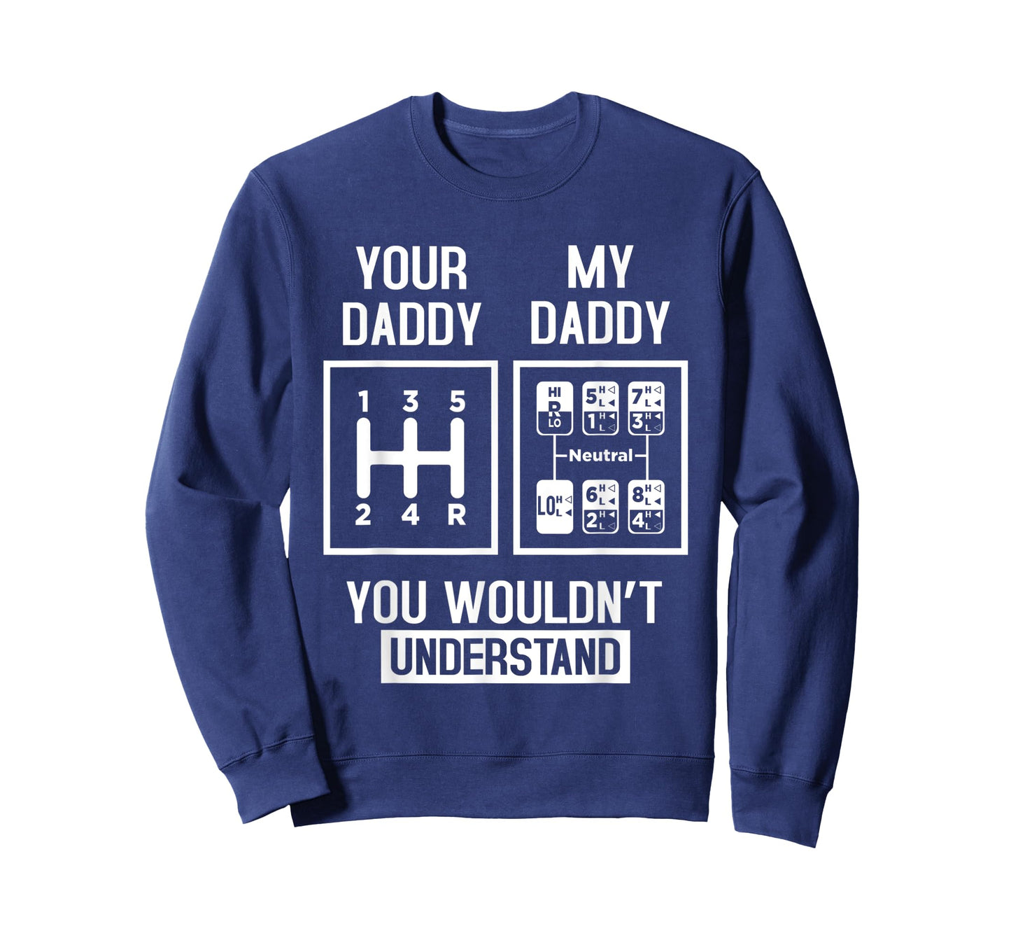 18 Wheeler Semi Truck Tractor Trailer Trucker Cool Dad T-Shirt