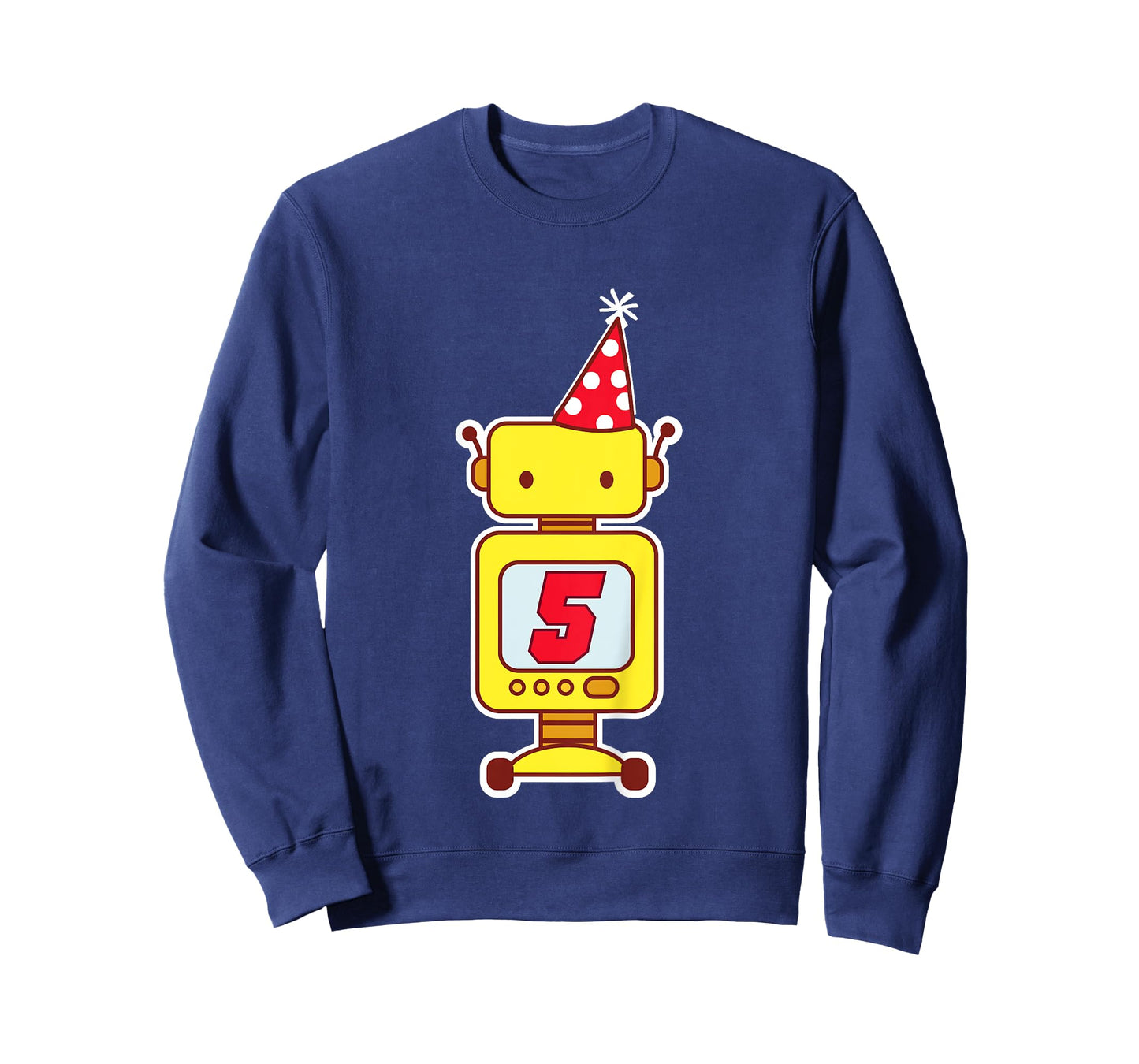5th Birthday Robot for Five Year Old T-Shirt