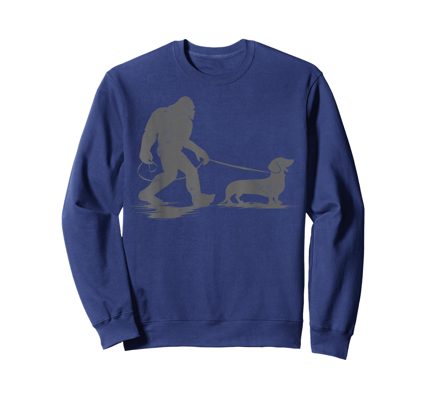 Bigfoot Walking Dachshund Dog Tee Funny Wiener Dog Dad Gifts Men Women Kids T-Shirt