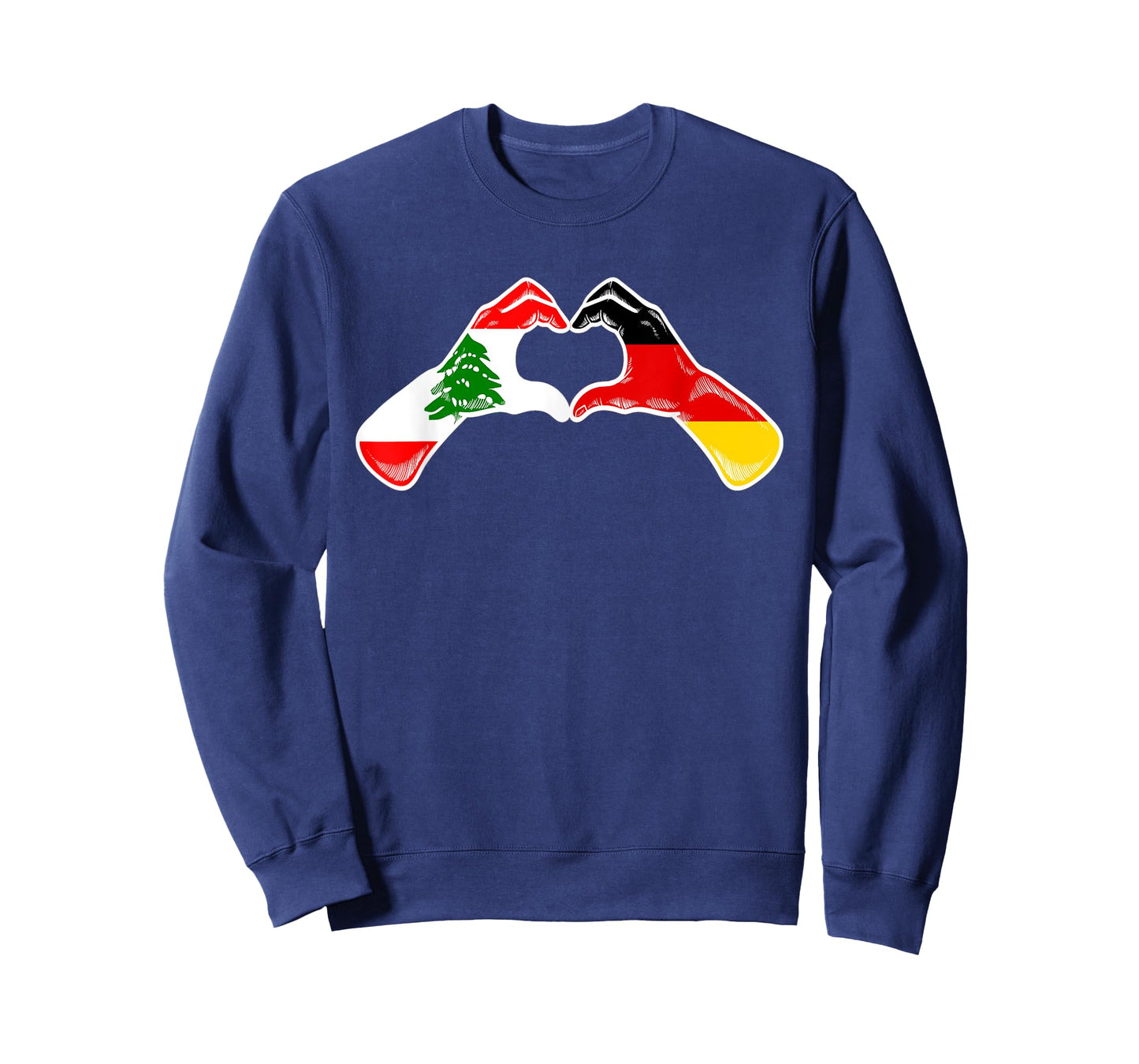 lebanon Germany Flag - lebanese German Heart T-Shirt
