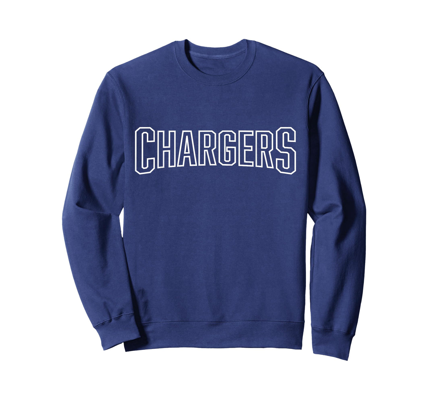 Outlined Chargers Design T-Shirt
