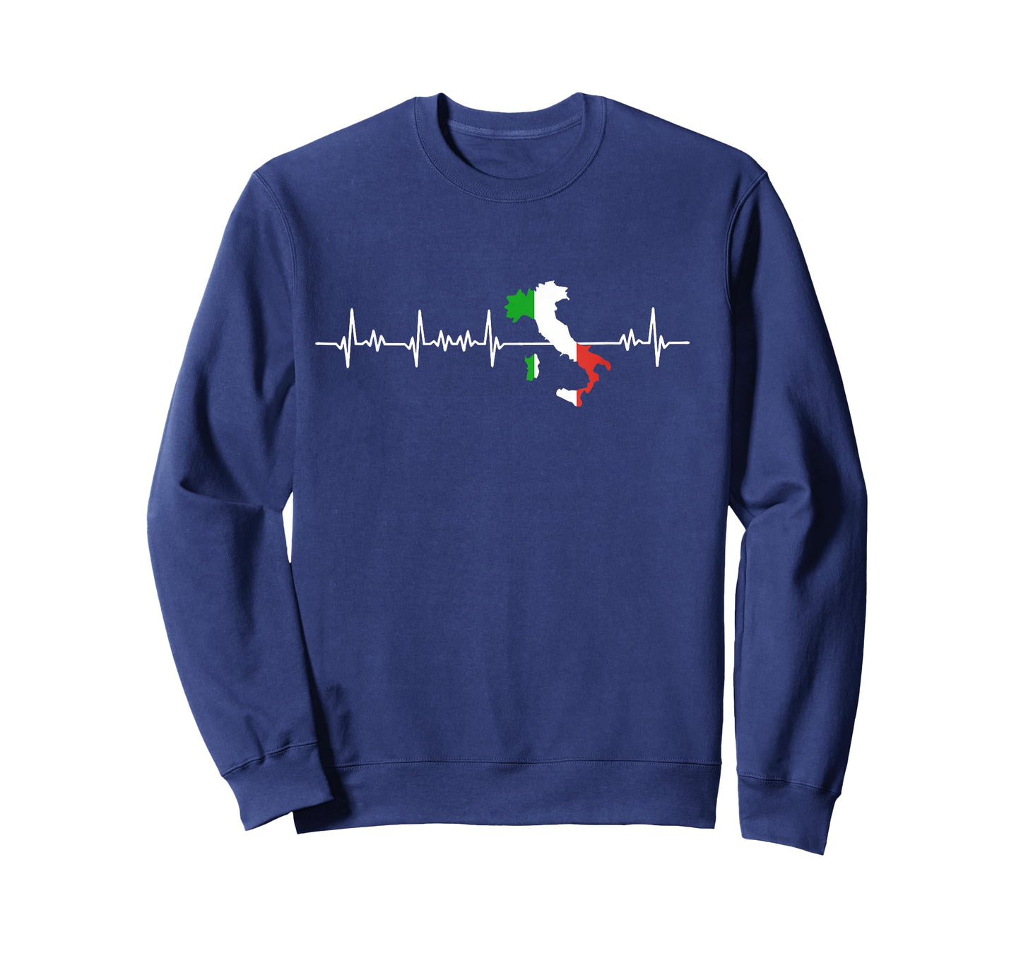Heartbeat Italy Italian Flag T-Shirt