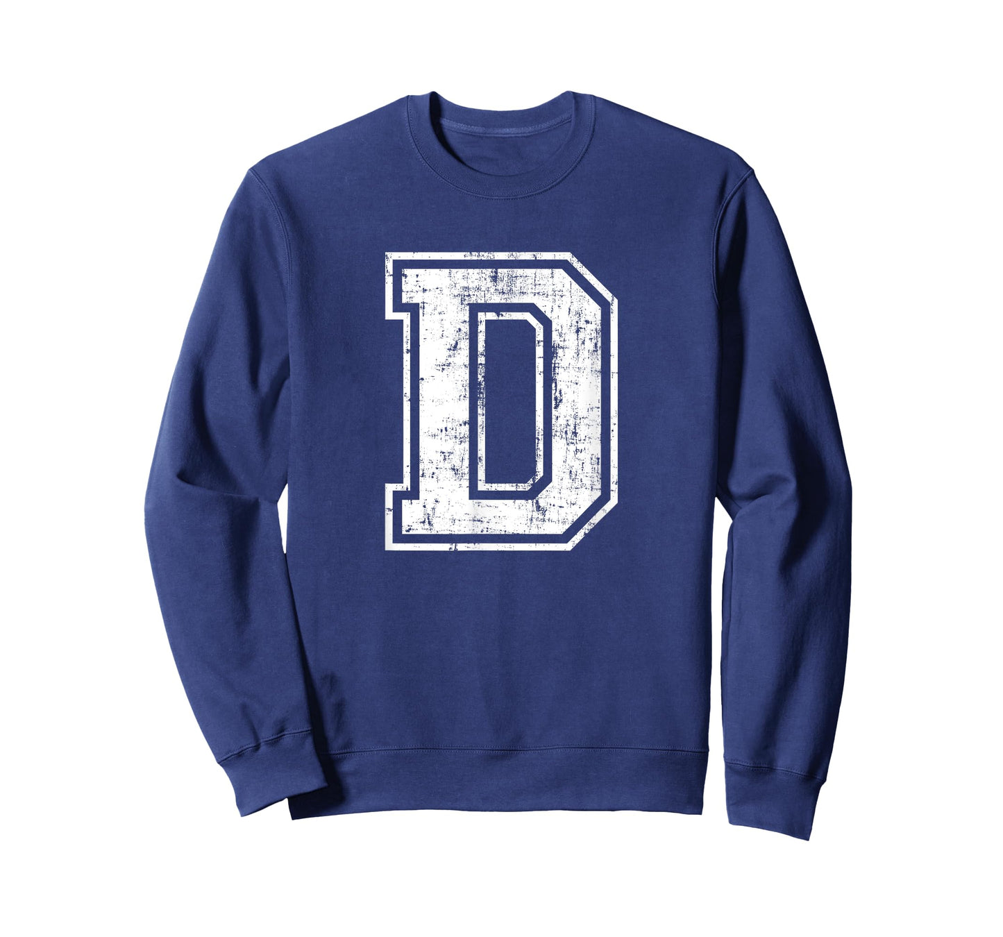 Letter D Uppercase Alphabet Initial School College Varsity T-Shirt