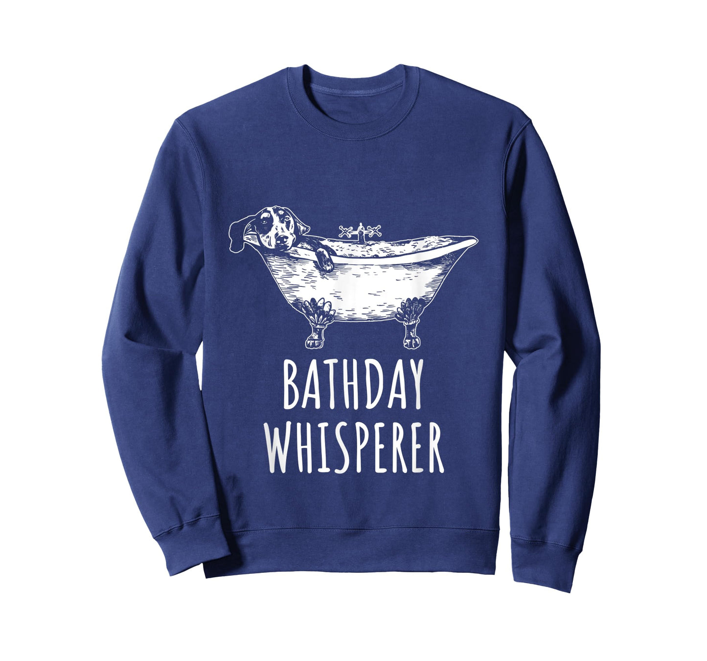 Bathday Whisperer Funny Dog Grooming Dog Bathtub Dog Owner T-Shirt