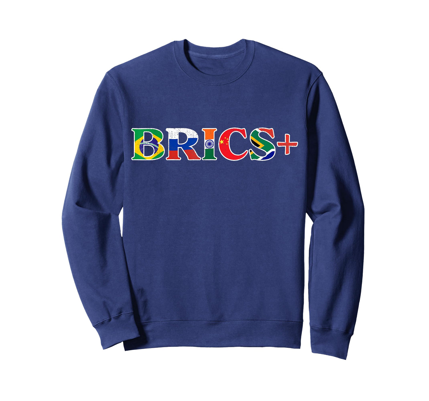 BRICS+ Flag Letter Brazil Russia India China & South Africa T-Shirt