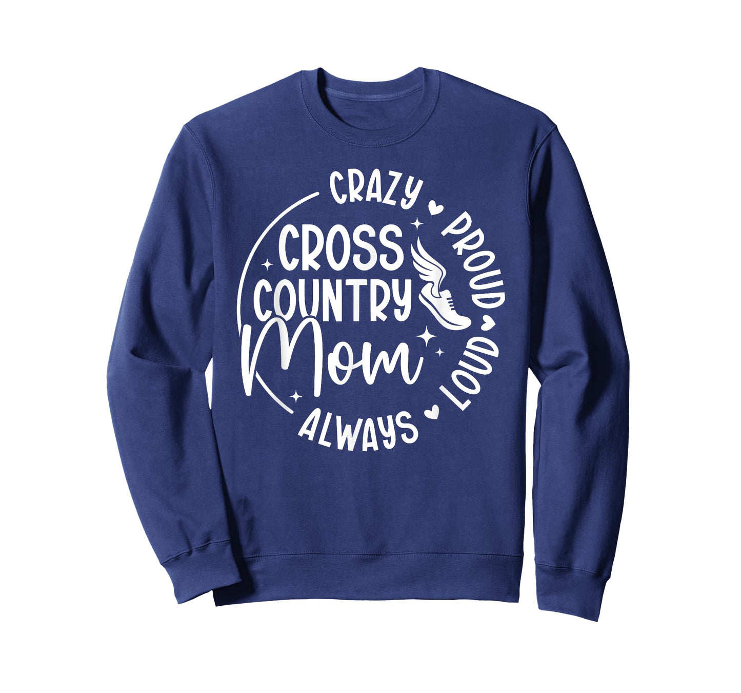 Crazy Proud Cross Country Mom Of A Cross Country Runner Mama T-Shirt