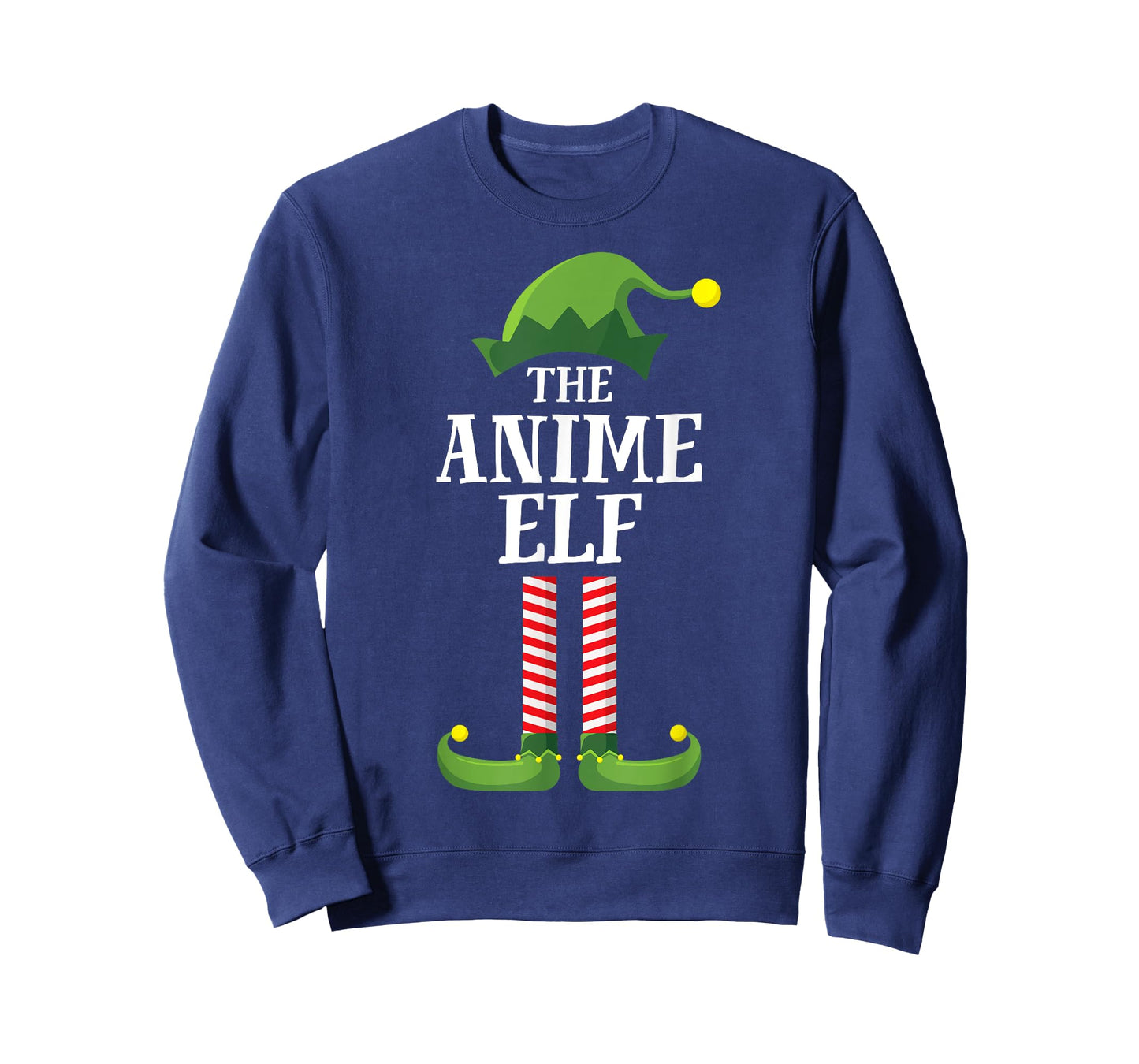 Anime Elf Matching Family Group Christmas Party Funny Elf T-Shirt