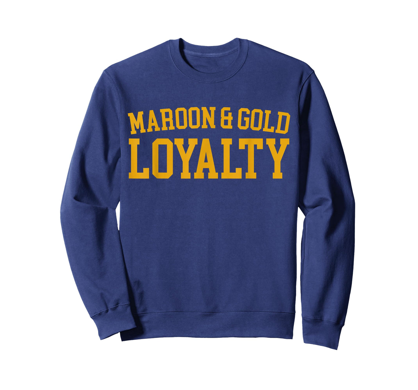 Maroon & Gold Loyalty - High School Team Color T-Shirt