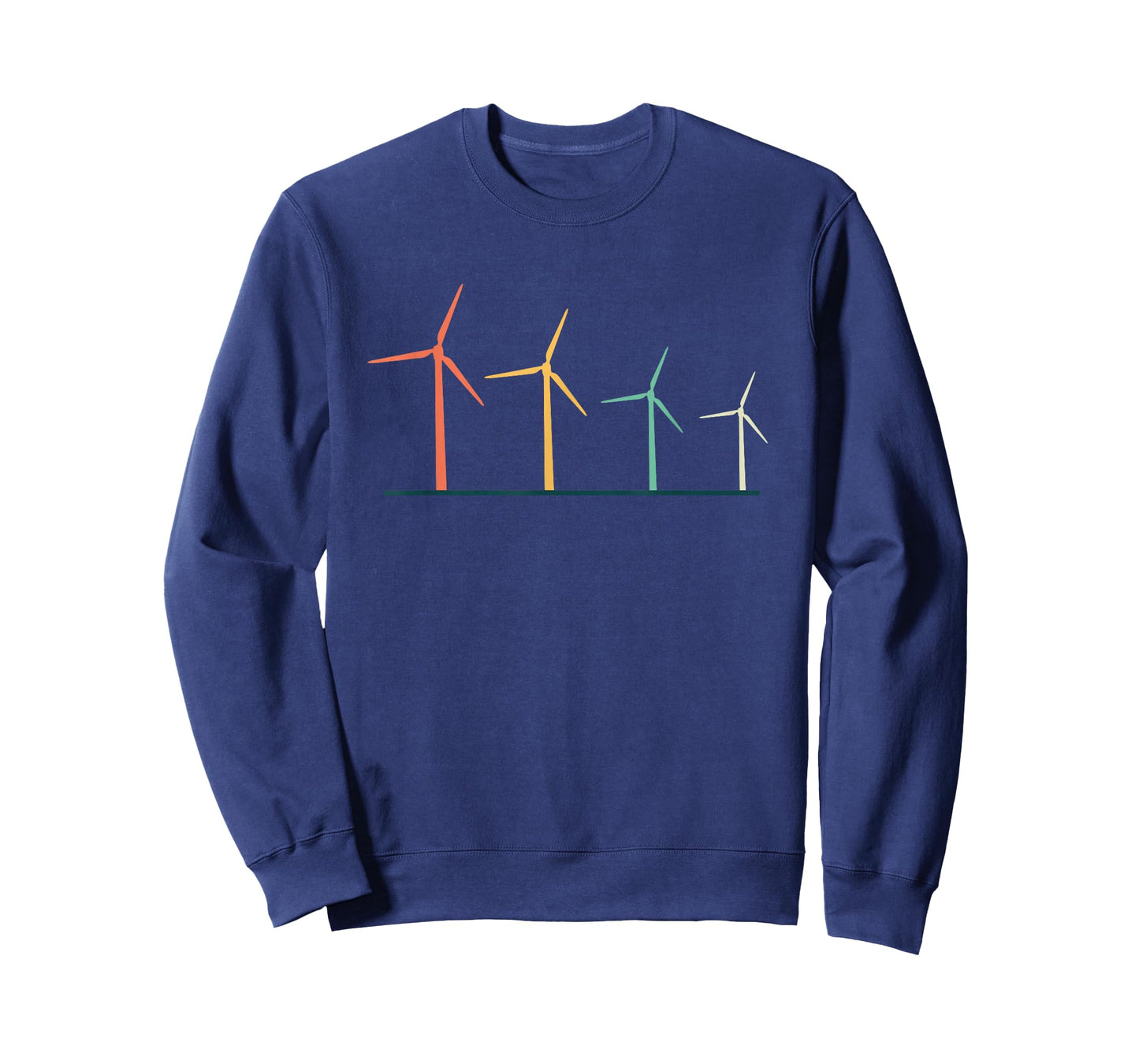 Retro Windmill Vintage Windmills Wind Energy Power Ecology T-Shirt