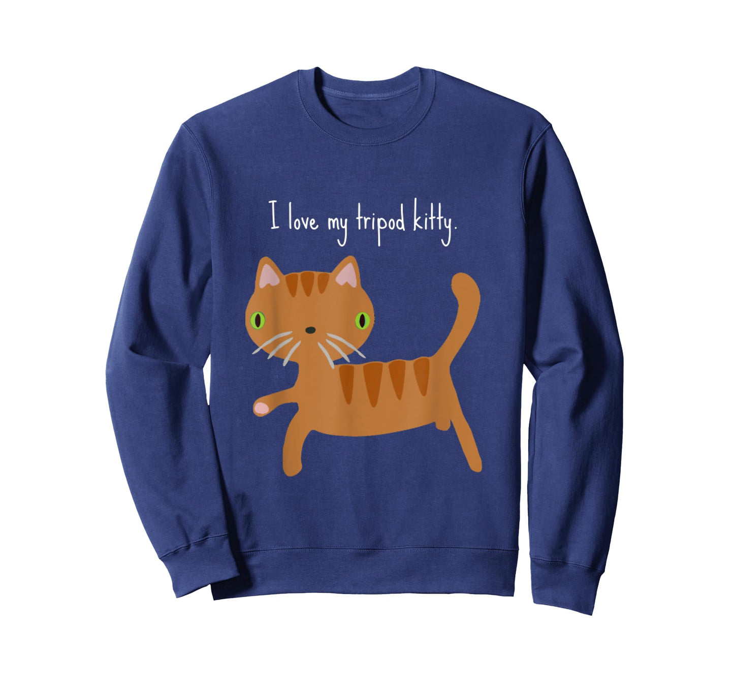 I love my Tripod Kitty tee shirt, three legged cat pride T-Shirt for Men Women Girls Kids