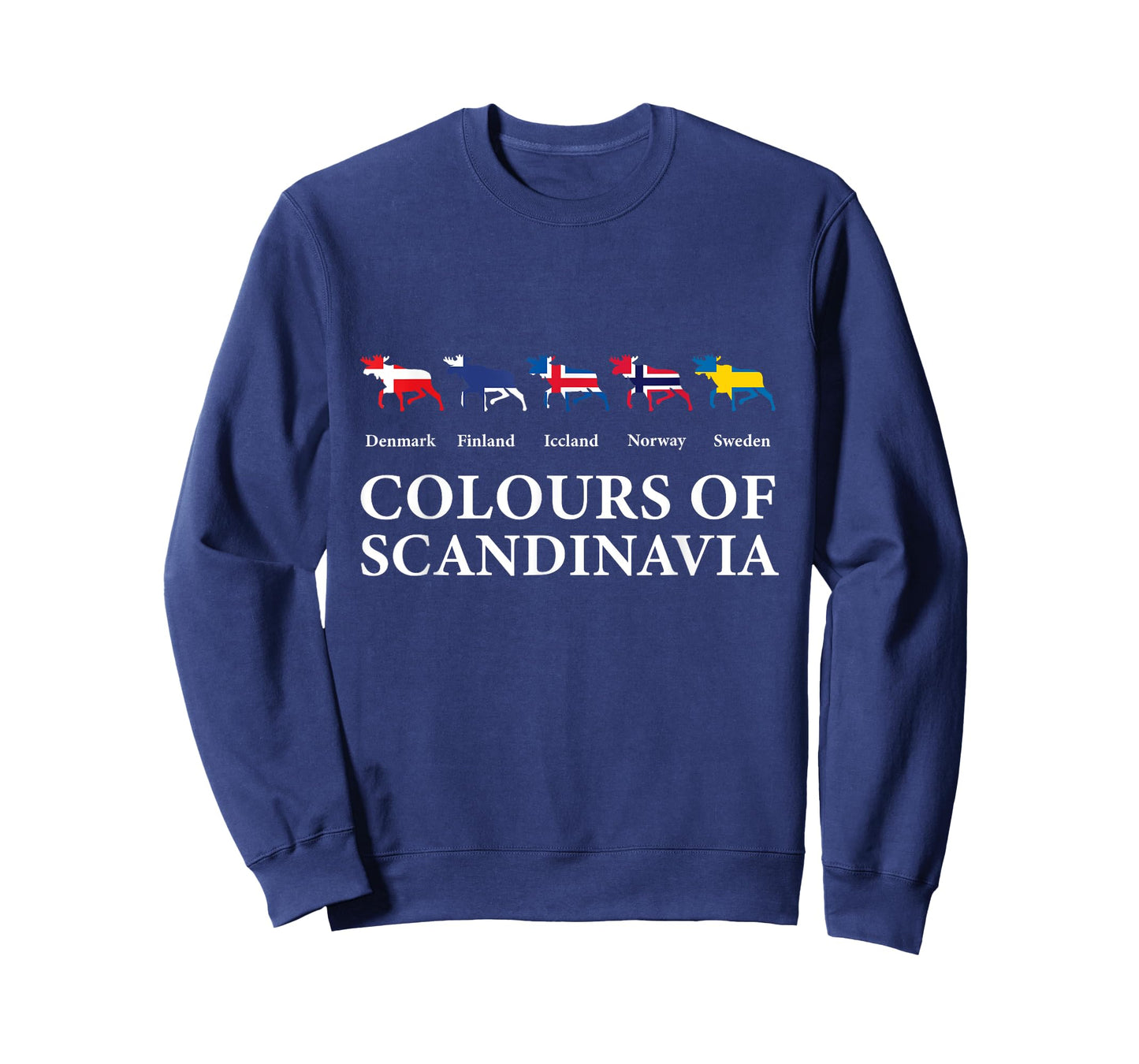 Colours of Scandinavia Scandinavian European Countries T-Shirt