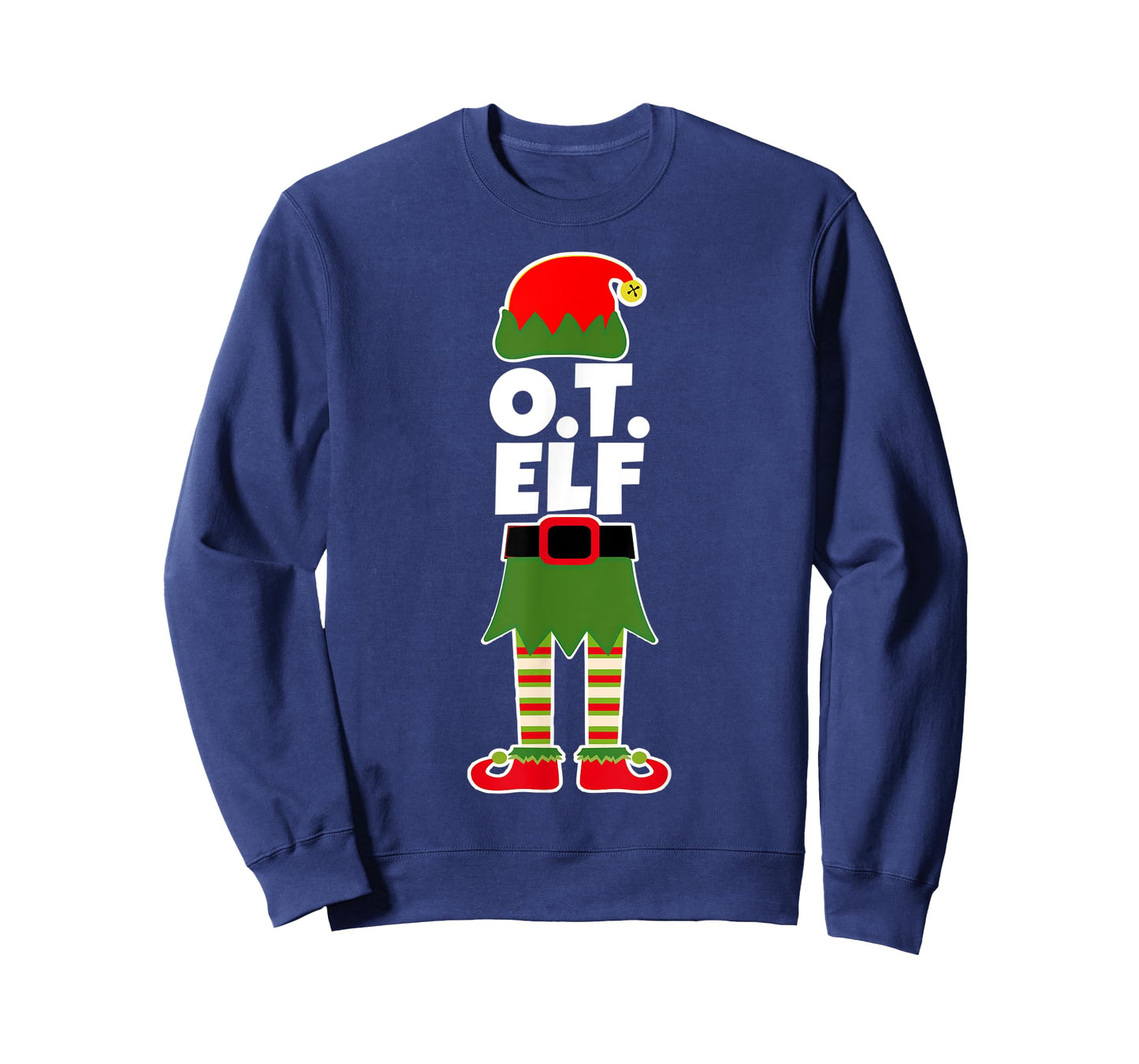O.T. ELF Christmas Occupational Therapy Therapist T Shirt