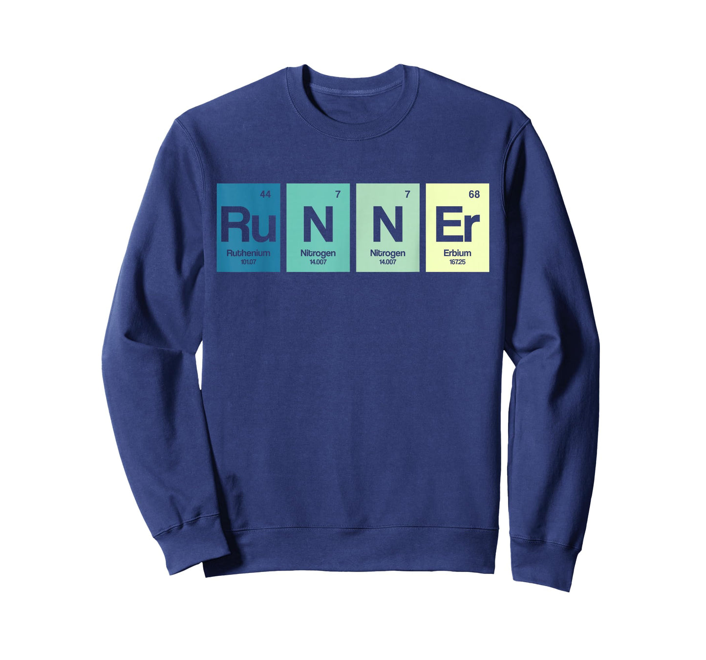 Runner Periodic Table Funy Marathon Runners Science Gift T-Shirt
