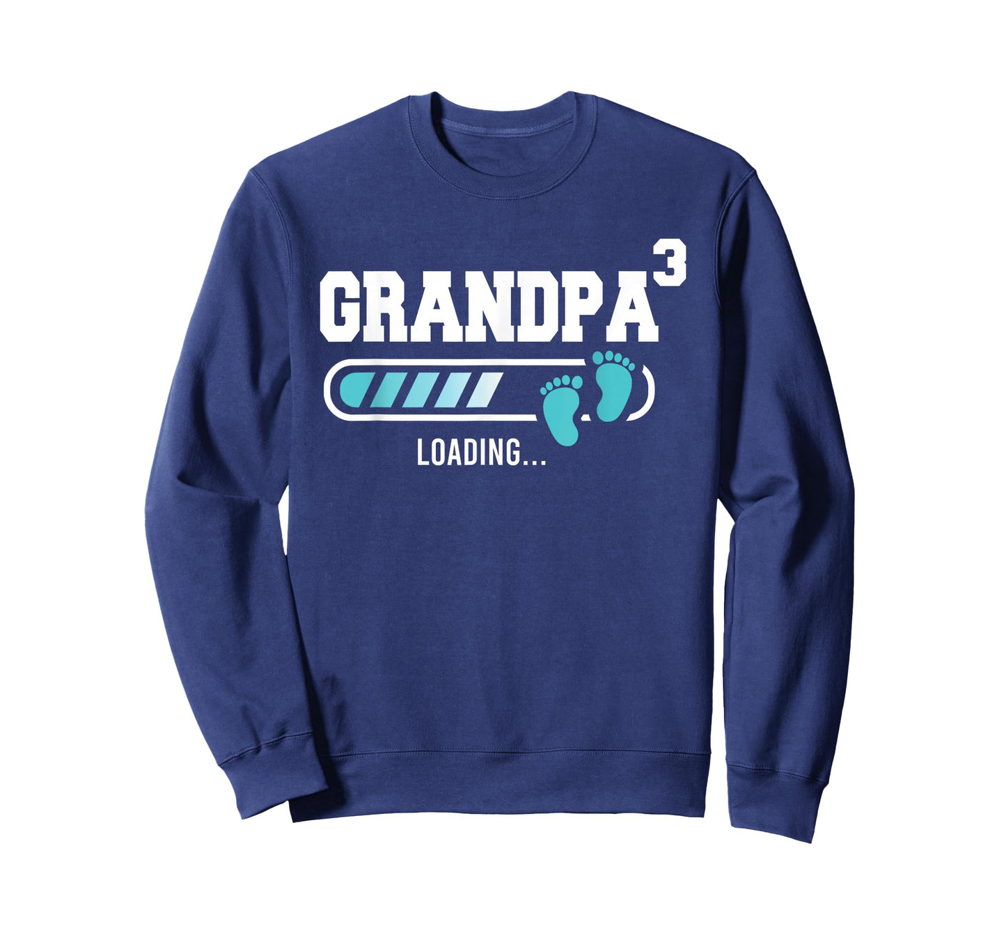 Mens Grandpa 3 Third Time Grandpa Funny Grandpa Of Three T-Shirt